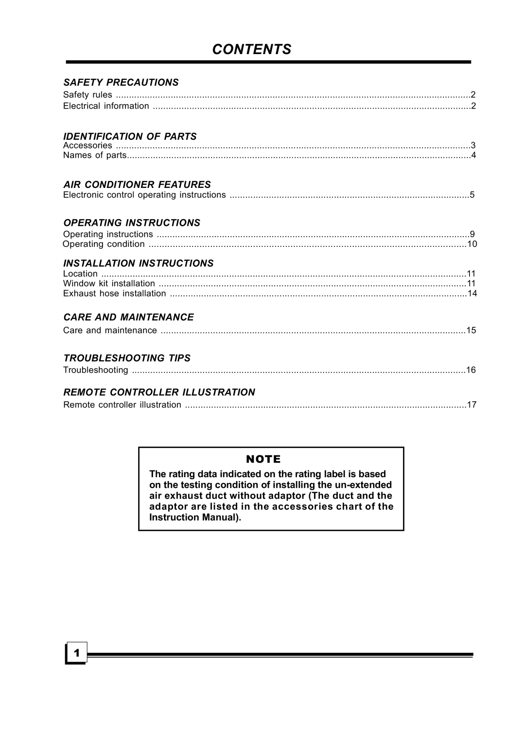 Brada Appliances MPN1-10CR, MPN1-08CR manual Contents 