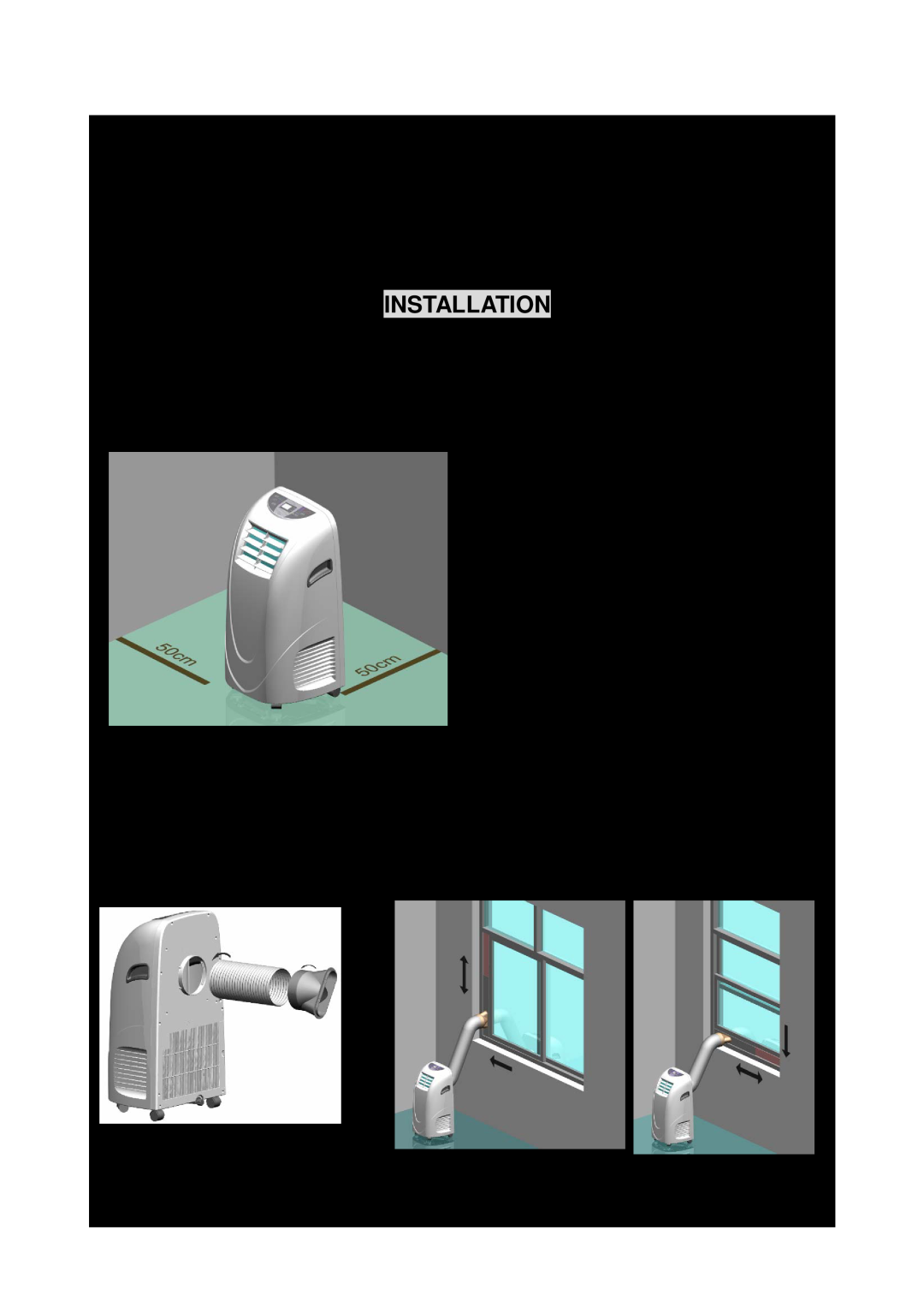 Brada Appliances YPL3-08C instruction manual Installation, Selection of installation location 
