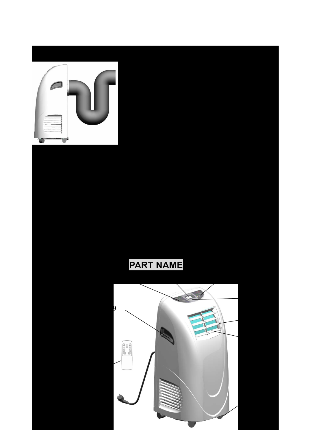 Brada Appliances YPL3-08C instruction manual Incorrect mounting, Front, Part Name 