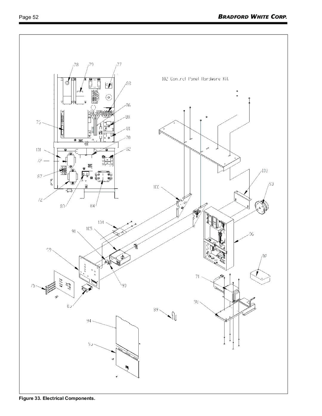 Bradford-White Corp BRHHV, BRHHH warranty Electrical Components 