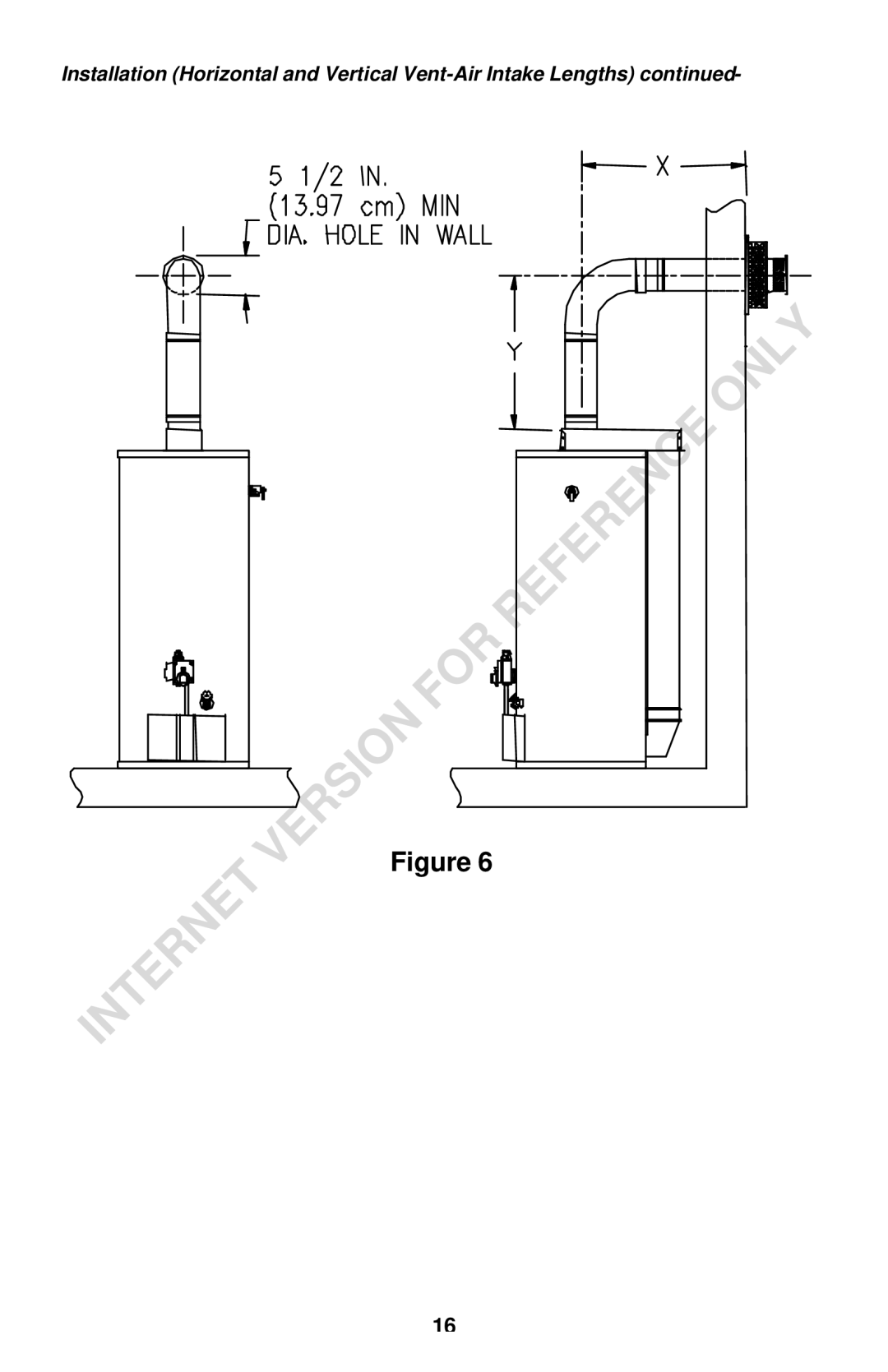 Bradford-White Corp DS140S, DS150S instruction manual Installation Horizontal and Vertical Vent-Air Intake Lengths 