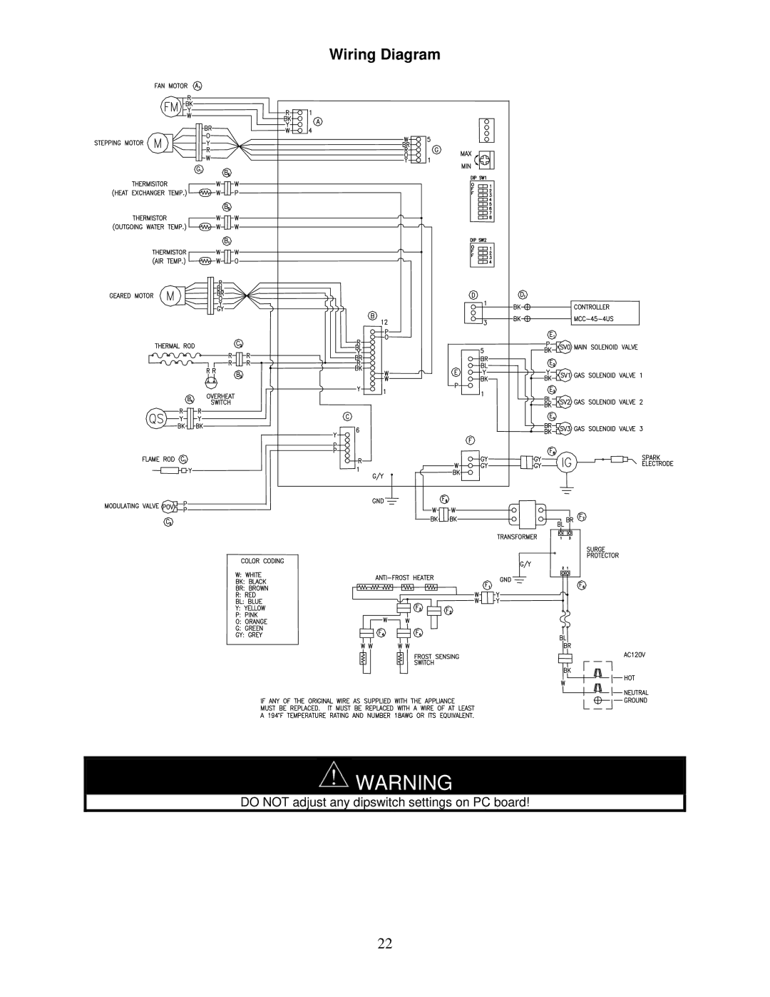 Bradford-White Corp IGE-199R Series, IGE-199C Series instruction manual Wiring Diagram 