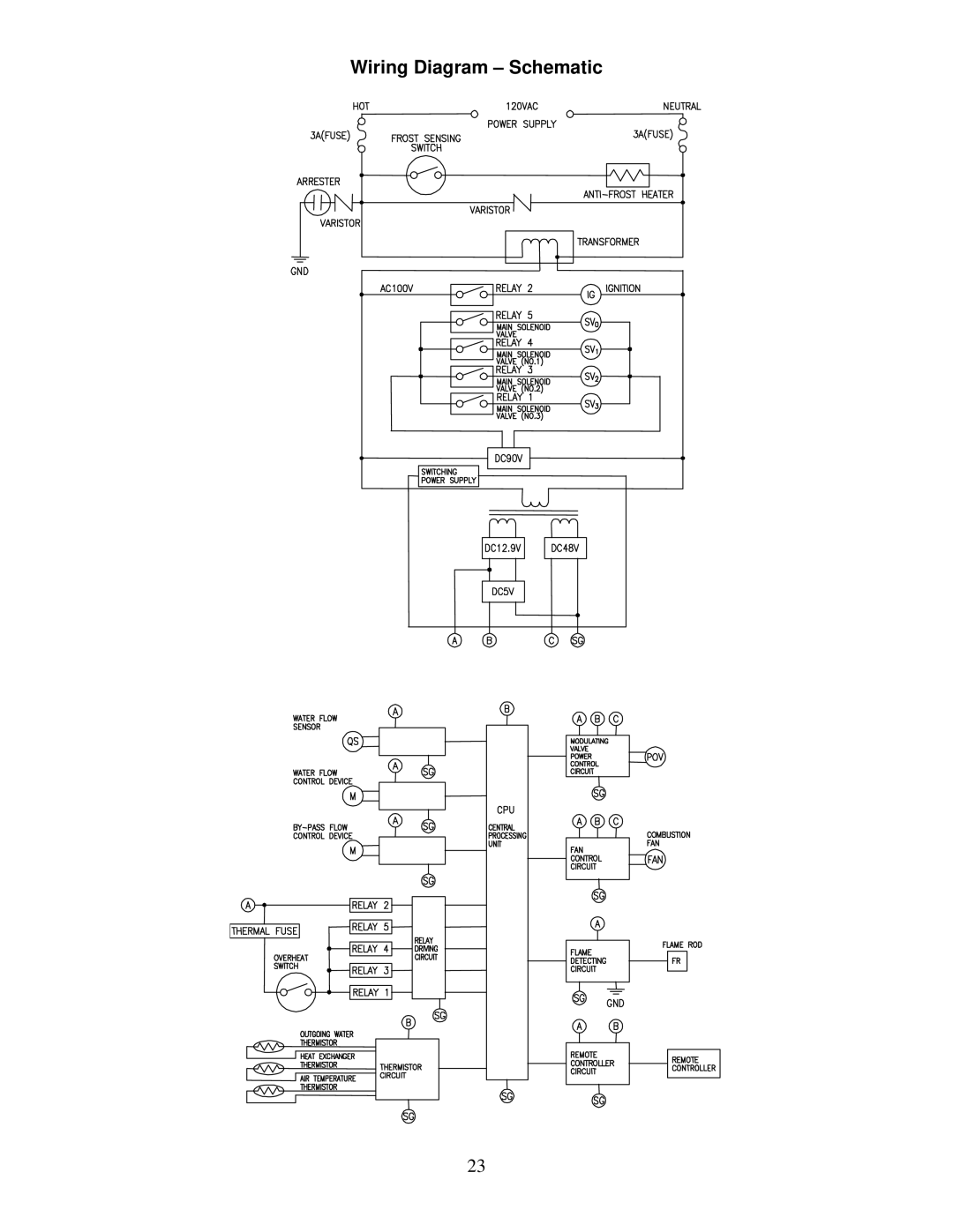 Bradford-White Corp IGE-199C Series, IGE-199R Series instruction manual Wiring Diagram Schematic 