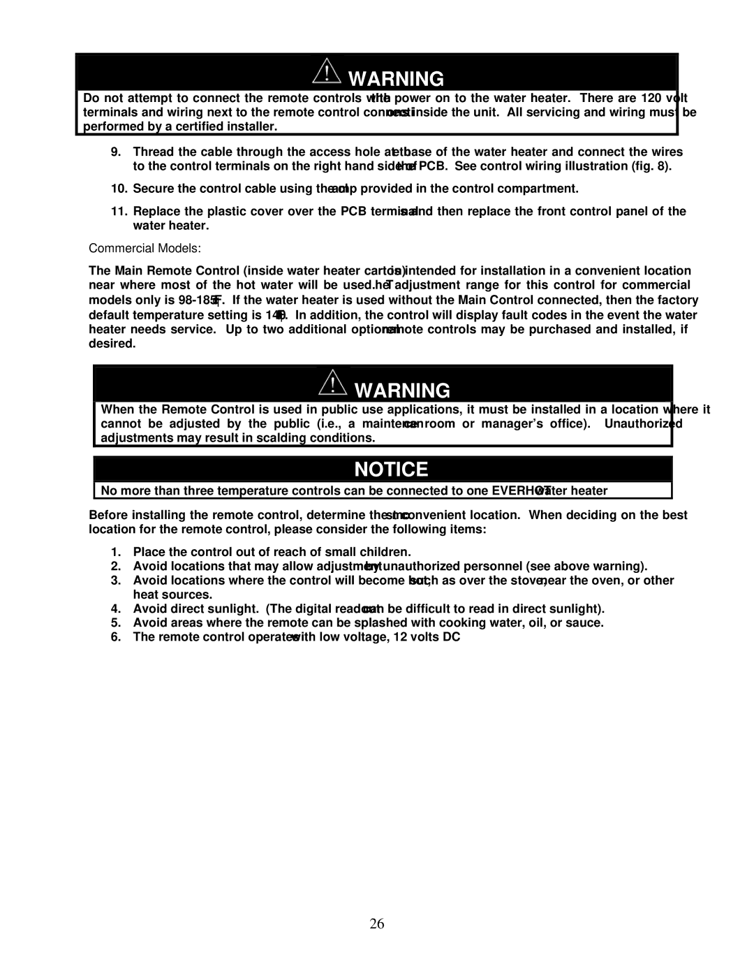 Bradford-White Corp IGE-199R Series, IGE-199C Series instruction manual Commercial Models 