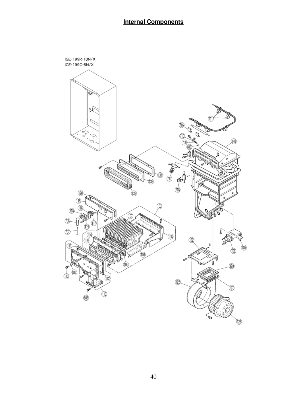 Bradford-White Corp IGE-199R Series, IGE-199C Series instruction manual Internal Components 