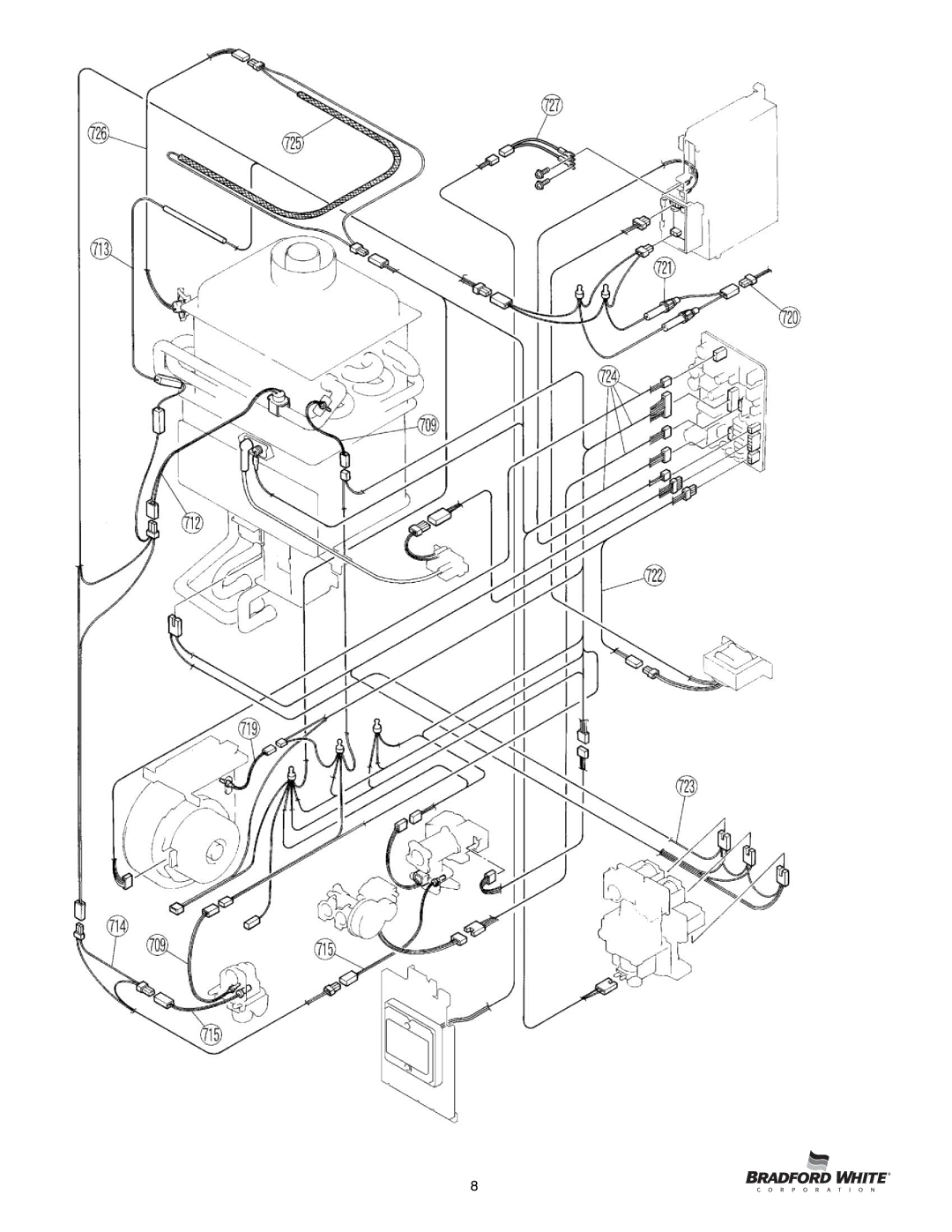 Bradford-White Corp IGI-18510, IGI-1805 dimensions 