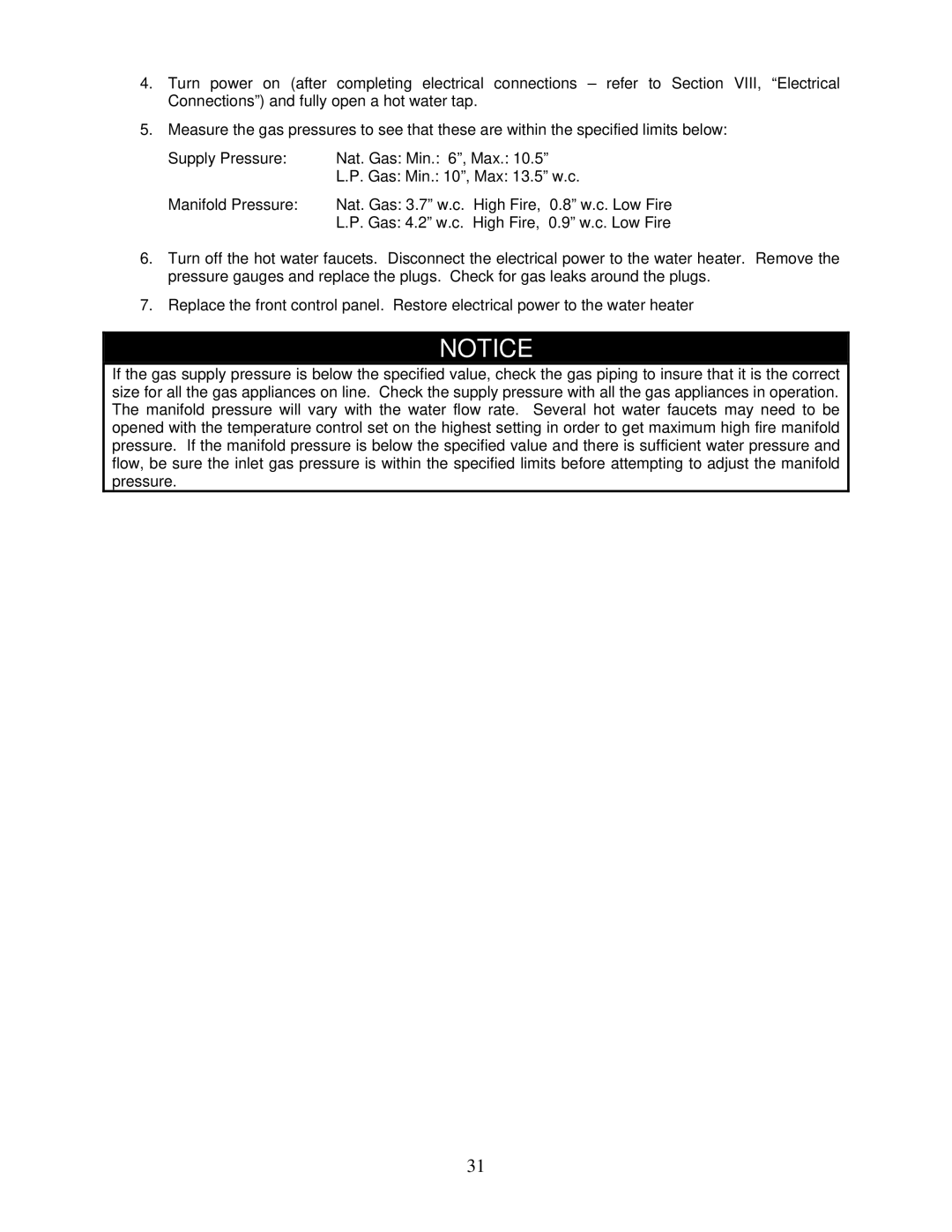 Bradford-White Corp IGI-180C, IGI-180R instruction manual 