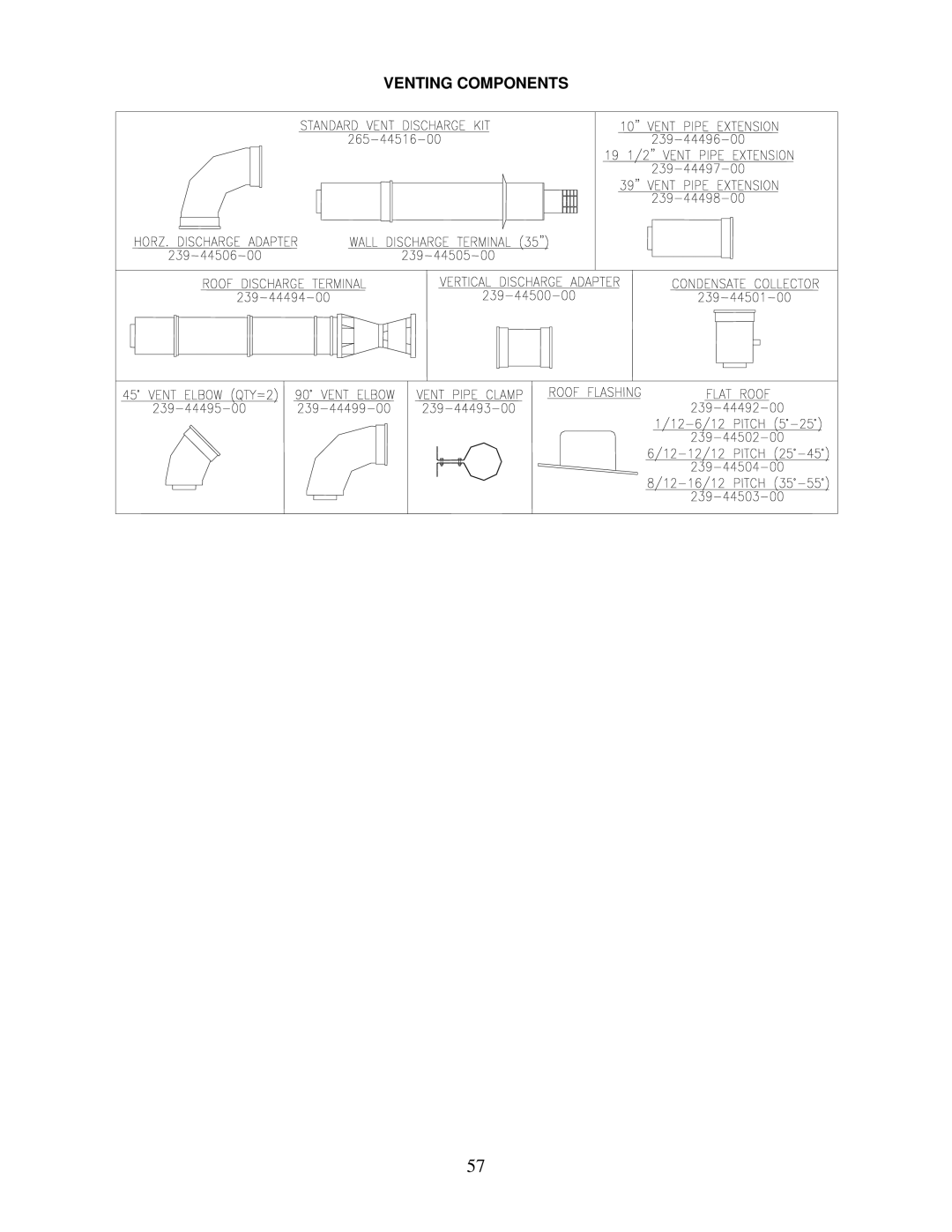 Bradford-White Corp IGI-180C, IGI-180R instruction manual Venting Components 