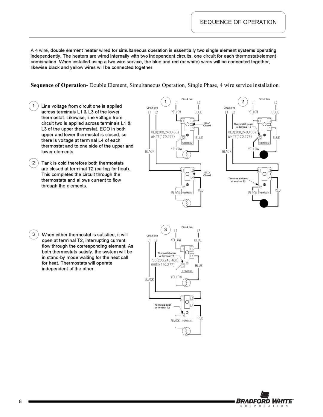 Bradford-White Corp M-2-50T6DS service manual Circuit two 