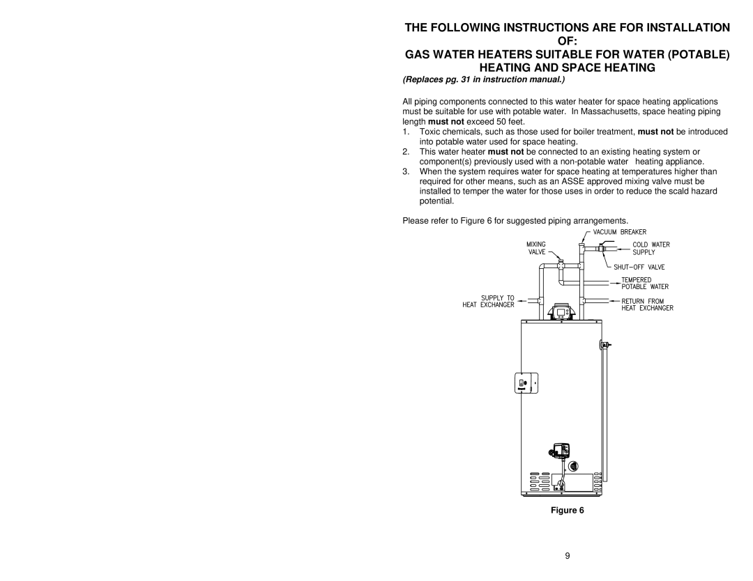 Bradford-White Corp PE-2-XR504T6FBN, PE-4-403S6FBN, PE-4-5036FBN, PE-4-40T6FBN, 238-48248-00, 48248A instruction manual 