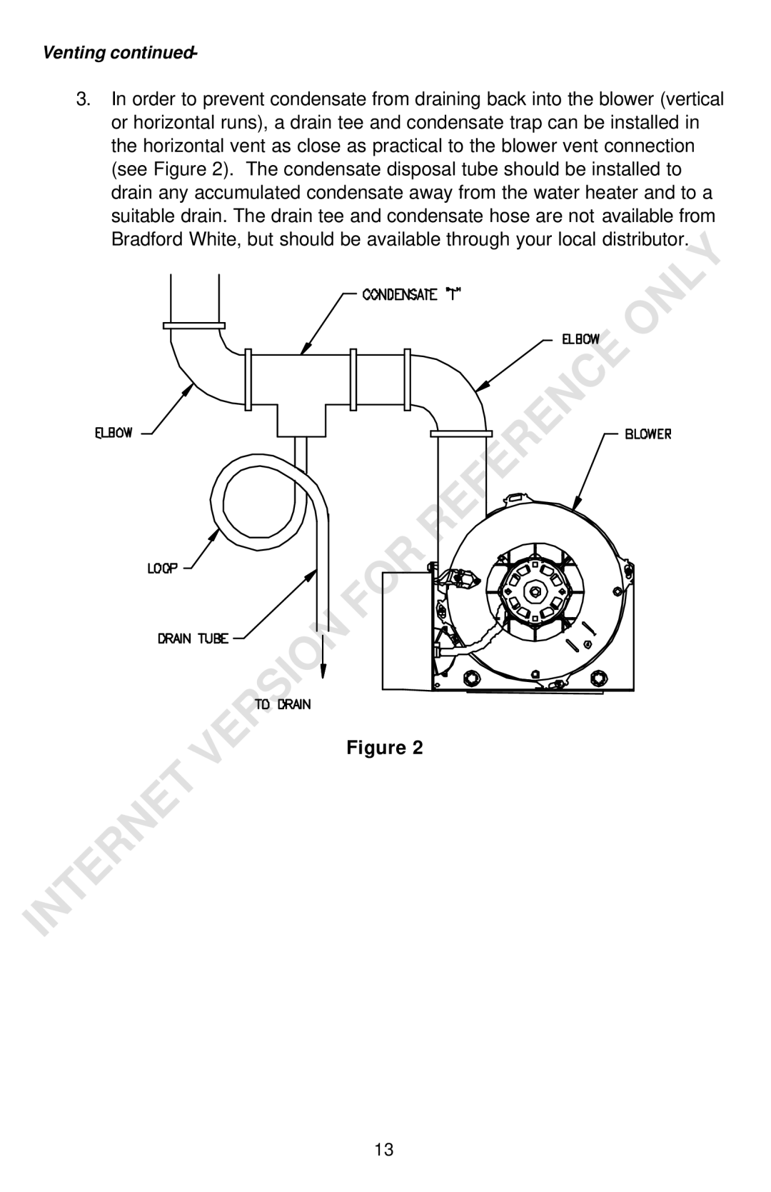 Bradford-White Corp Powered Direct Vent Series instruction manual Venting 