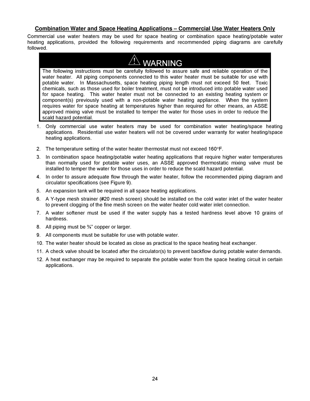 Bradford-White Corp TGHE-199E-N(X), TGHE-160E-N(X) instruction manual 