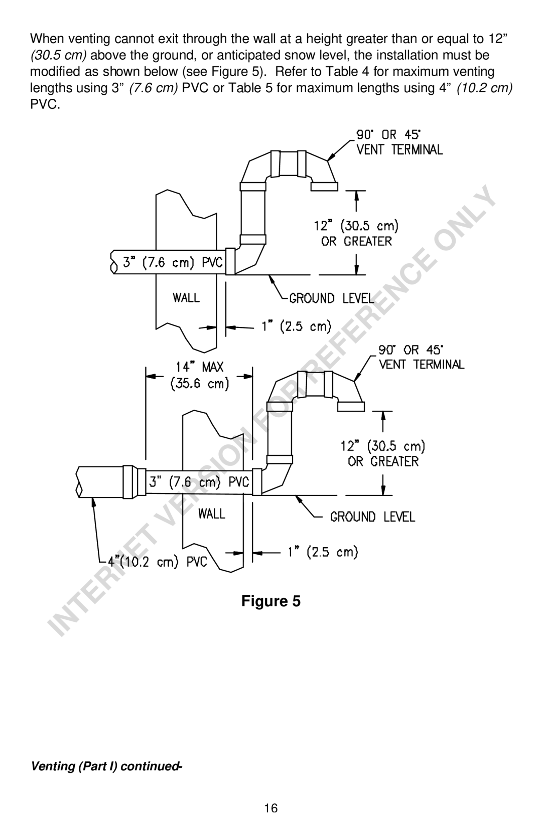 Bradford-White Corp THROUGH-THE-WALL GAS WATER HEATER instruction manual Venting Part 