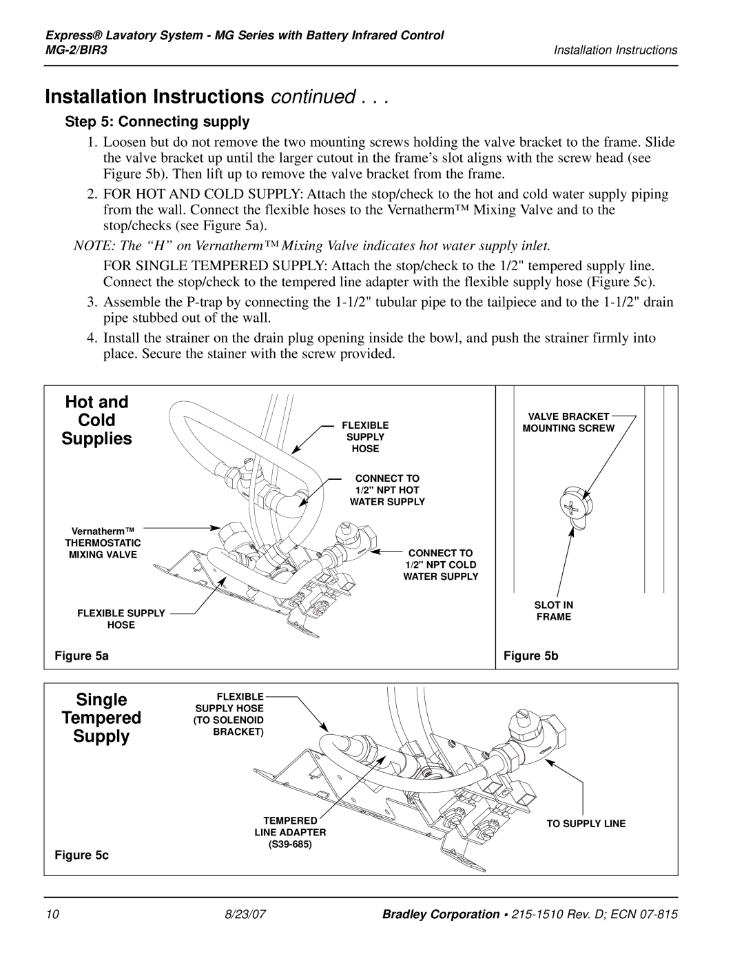 Bradley Smoker MG-2/BIR3 installation instructions Hot 