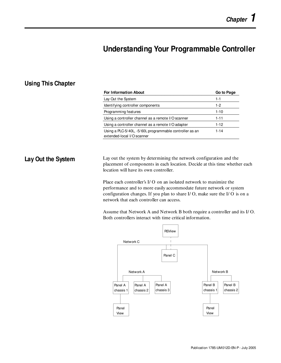 Bradley Smoker PLC-5 user manual Using This Chapter Lay Out the System, For Information About, Extended-local I/O scanner 