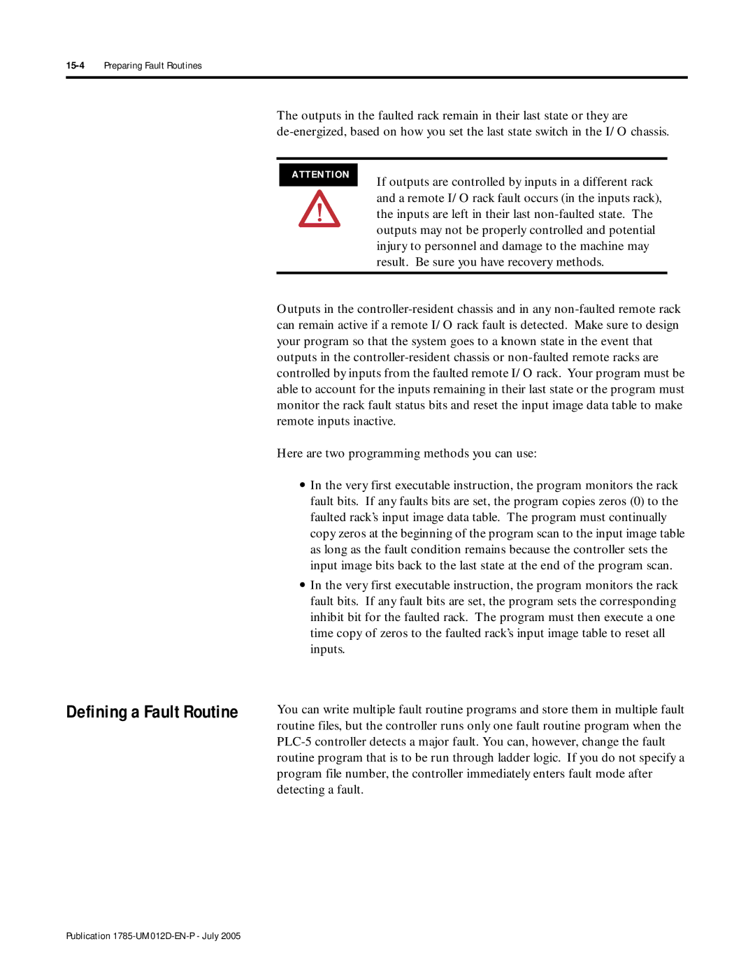 Bradley Smoker PLC-5 user manual Remote inputs inactive, Here are two programming methods you can use, Inputs 