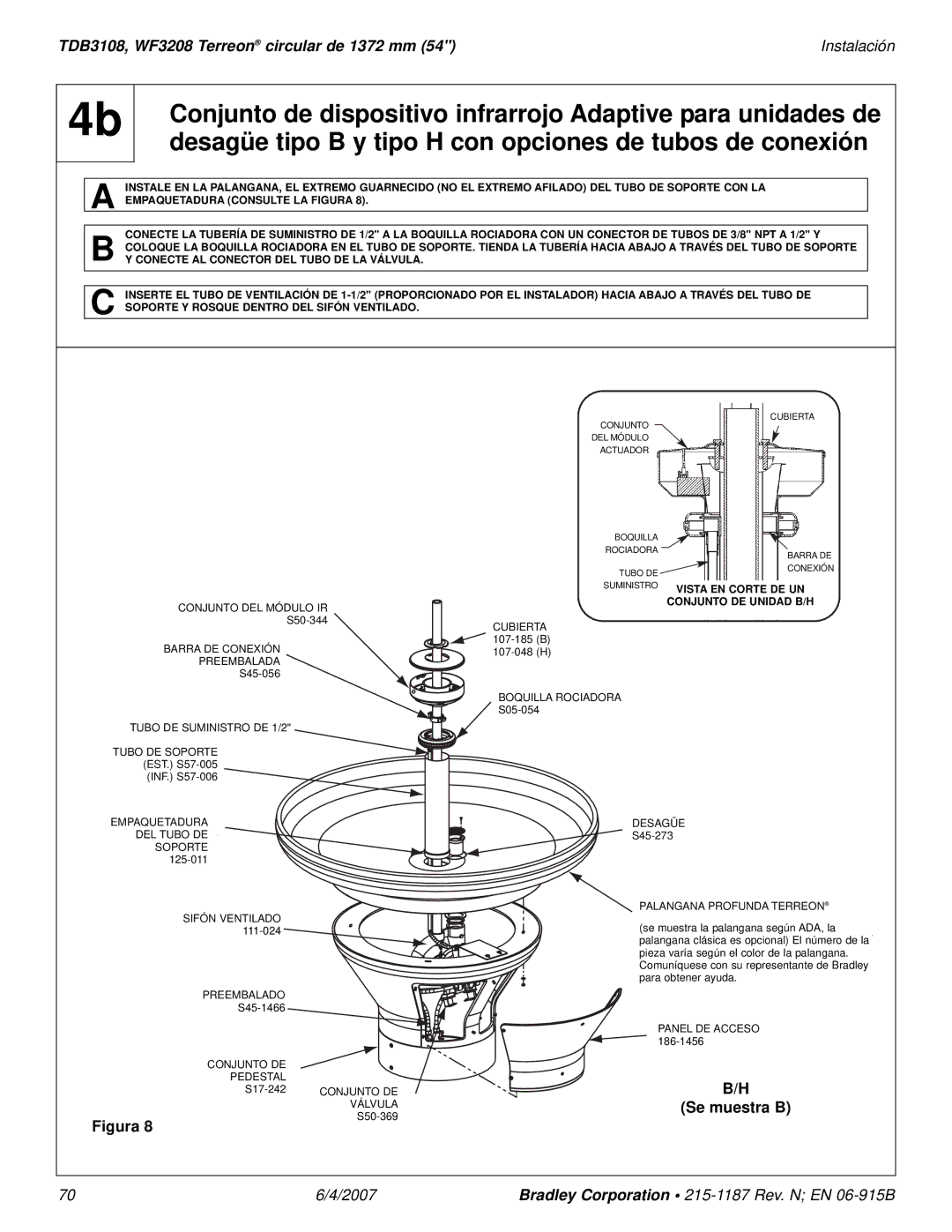 Bradley Smoker TDB3108 installation manual SeBmuestrashownB 