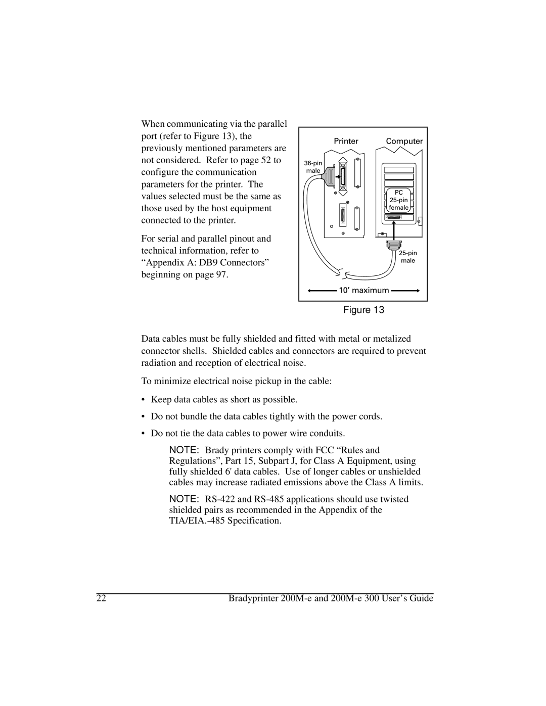 Brady 200M-e 300 manual DEOLQJ5HTXLUHPHQWV 