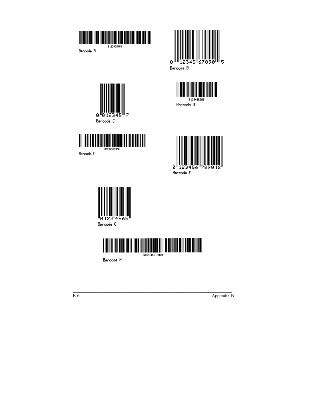 Brady 2024, 2034 manual Appendix B 