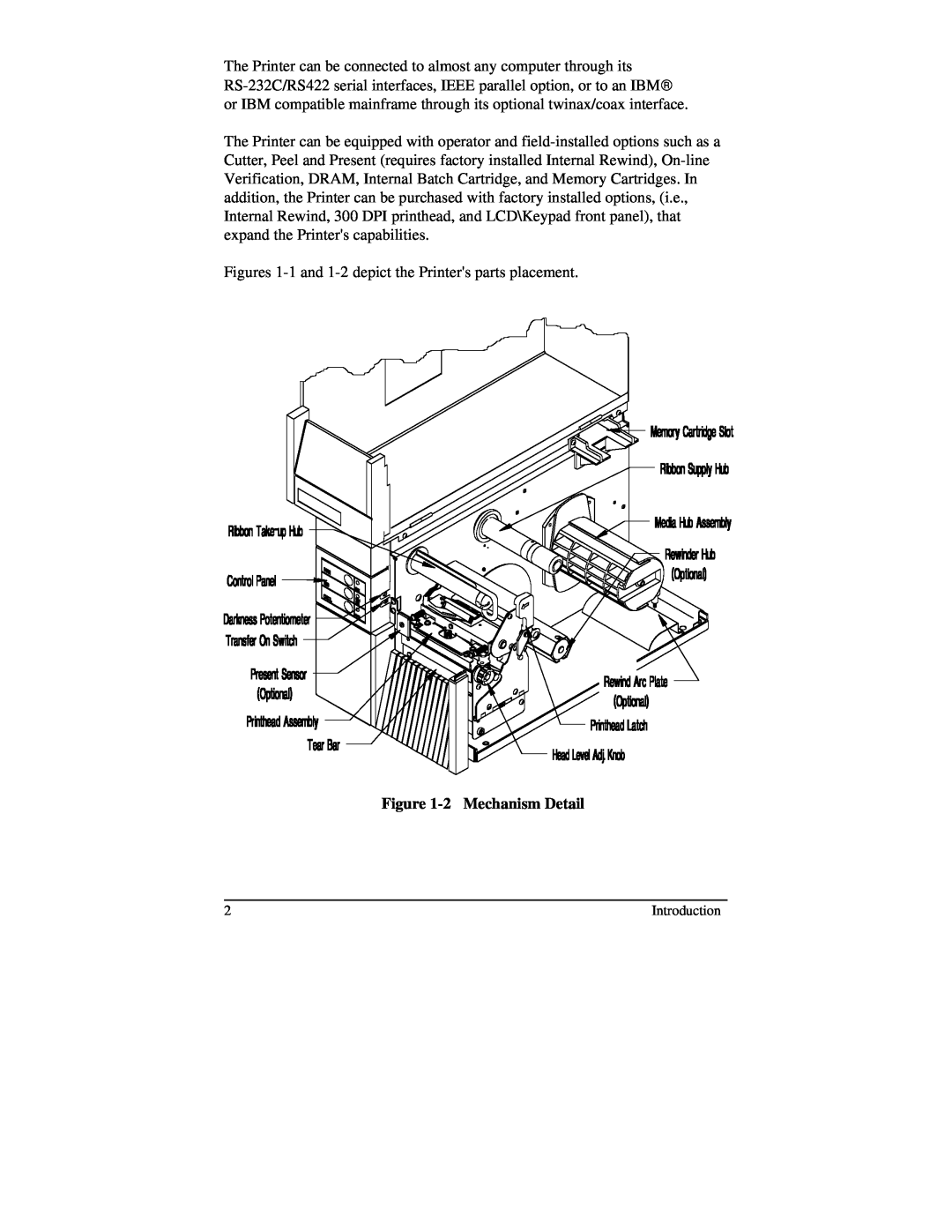 Brady 2024, 2034 manual 2 Mechanism Detail 