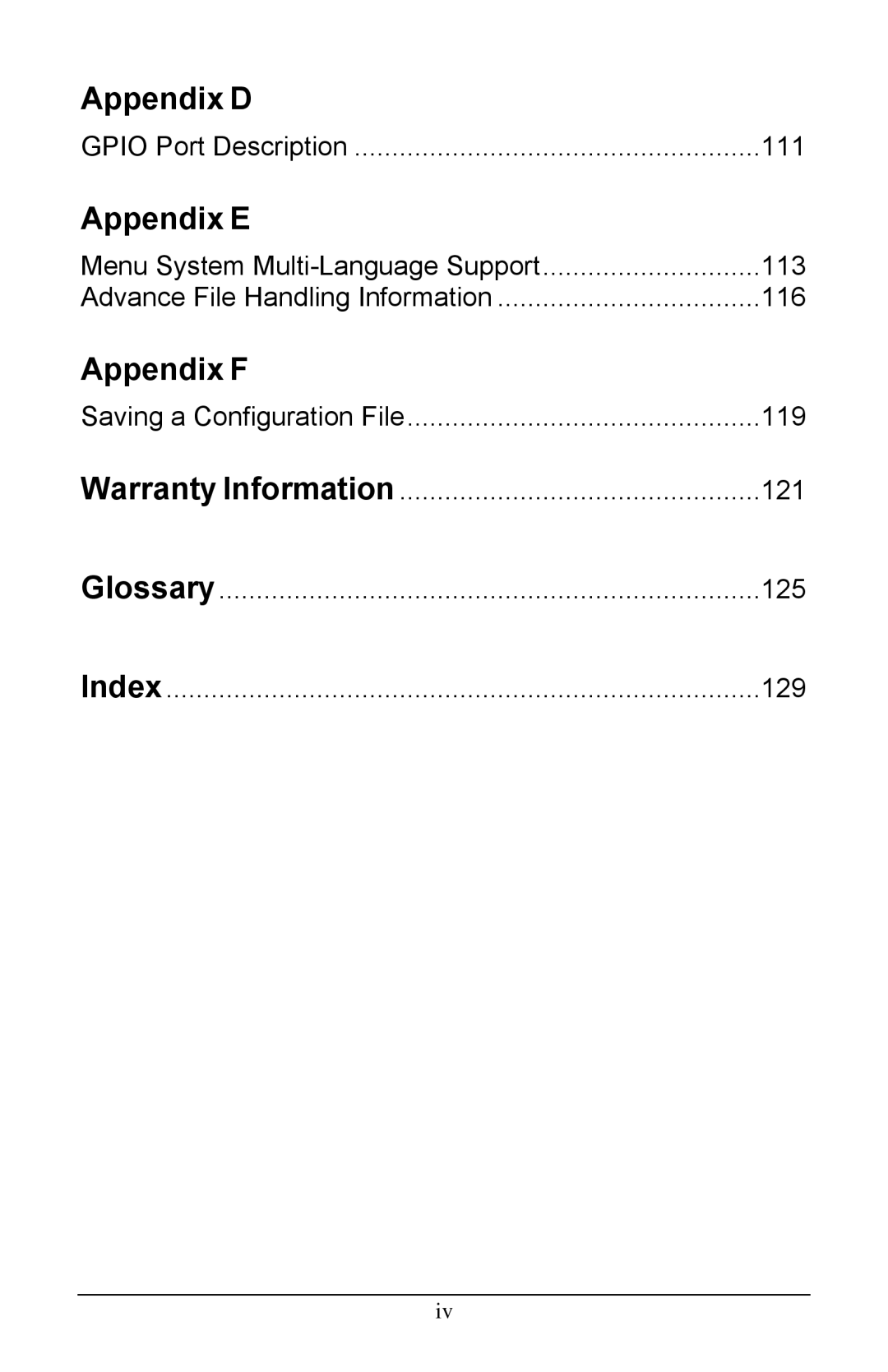 Brady 6441, 3481, 2461 manual Appendix D 