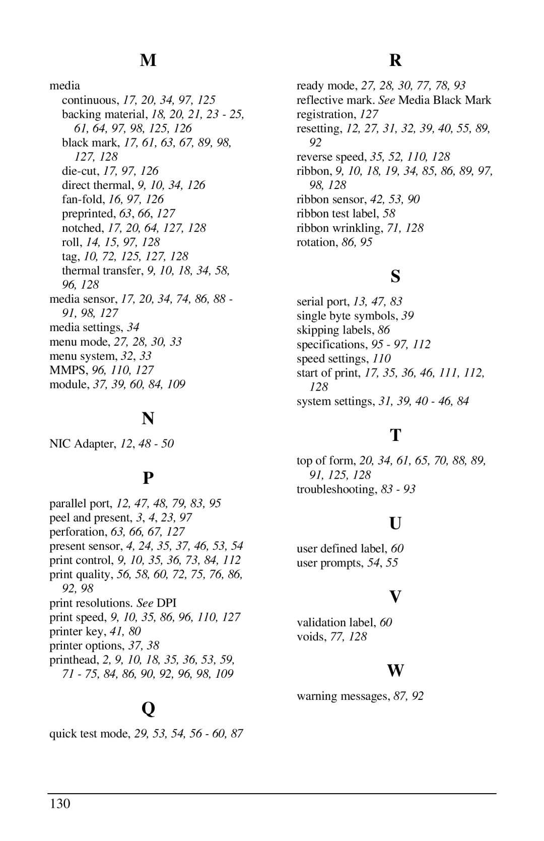 Brady 2461, 3481, 6441 manual 130 