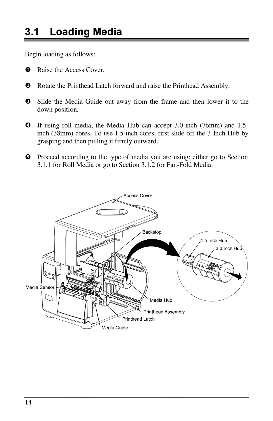 Brady 3481, 6441, 2461 manual Loading Media 