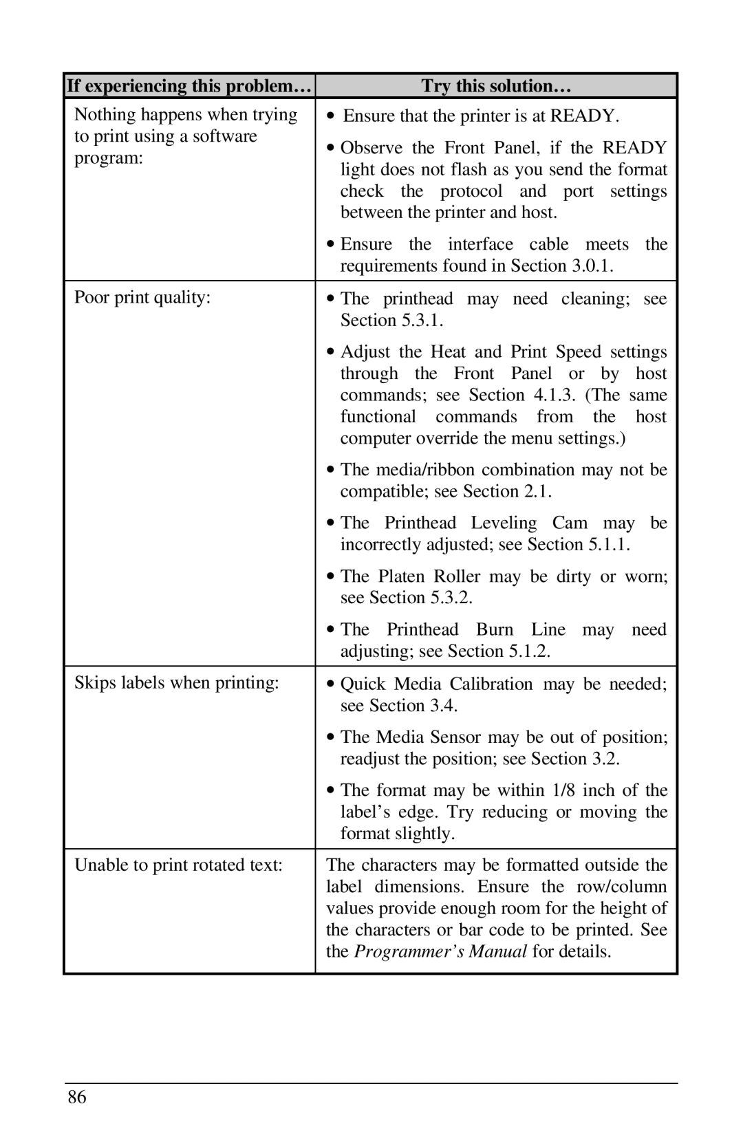 Brady 3481, 6441, 2461 manual Programmer’s Manual for details 