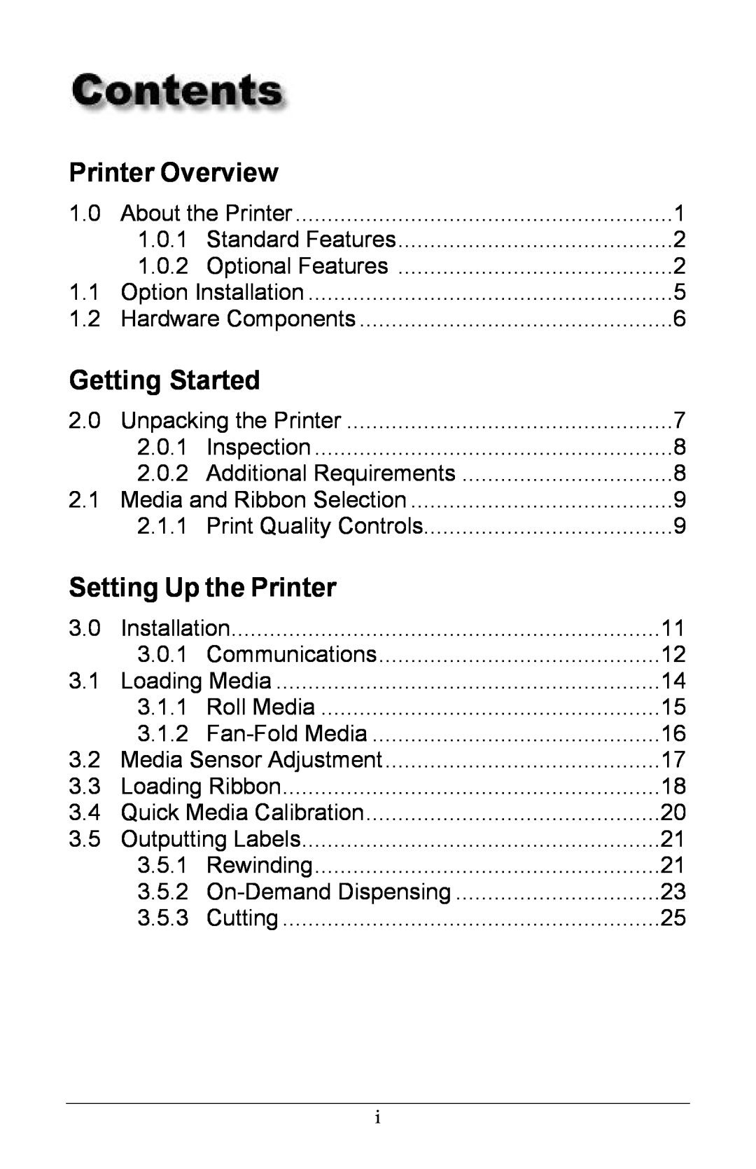 Brady 6441, 3481, 2461 manual Printer Overview, Getting Started, Setting Up the Printer 