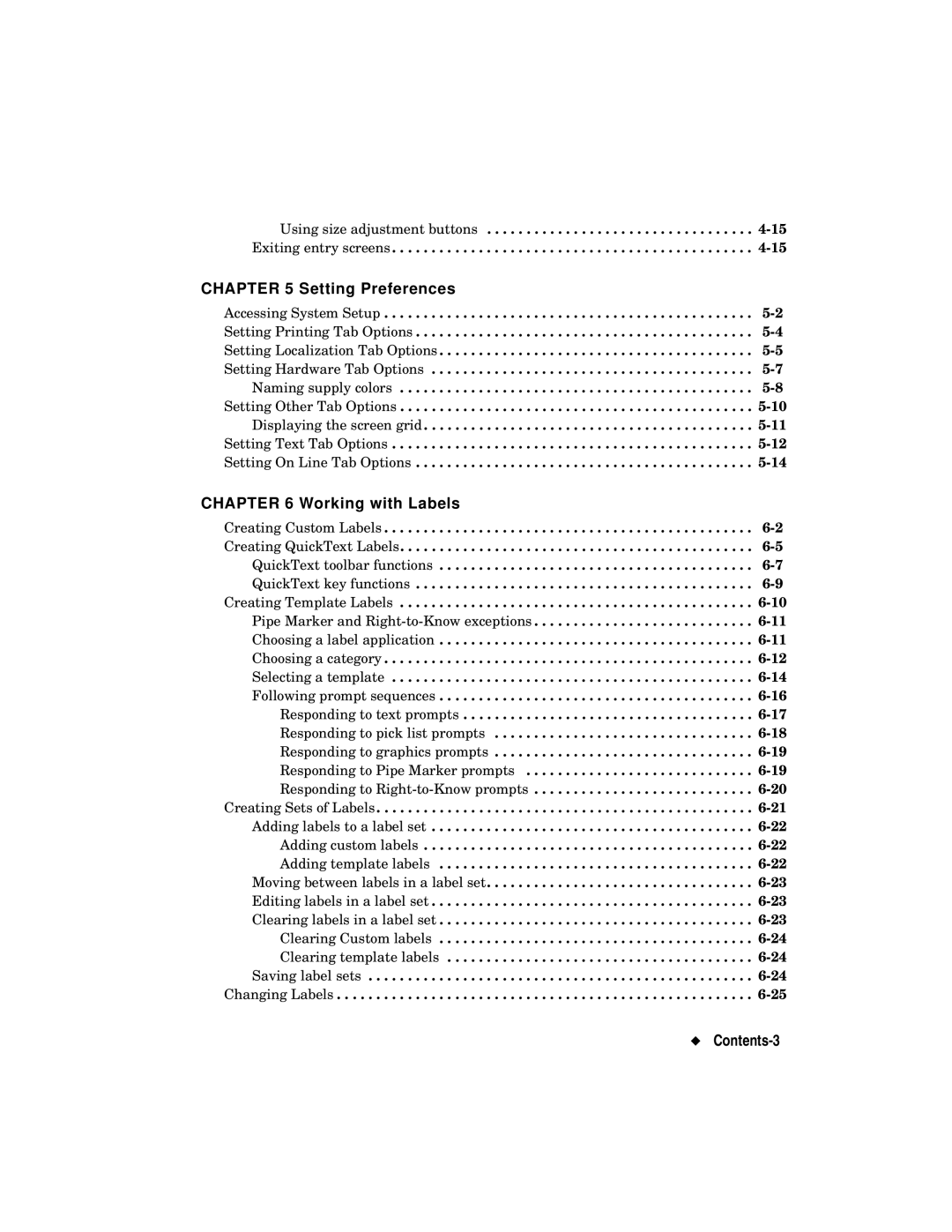 Brady label maker manual Setting Preferences 