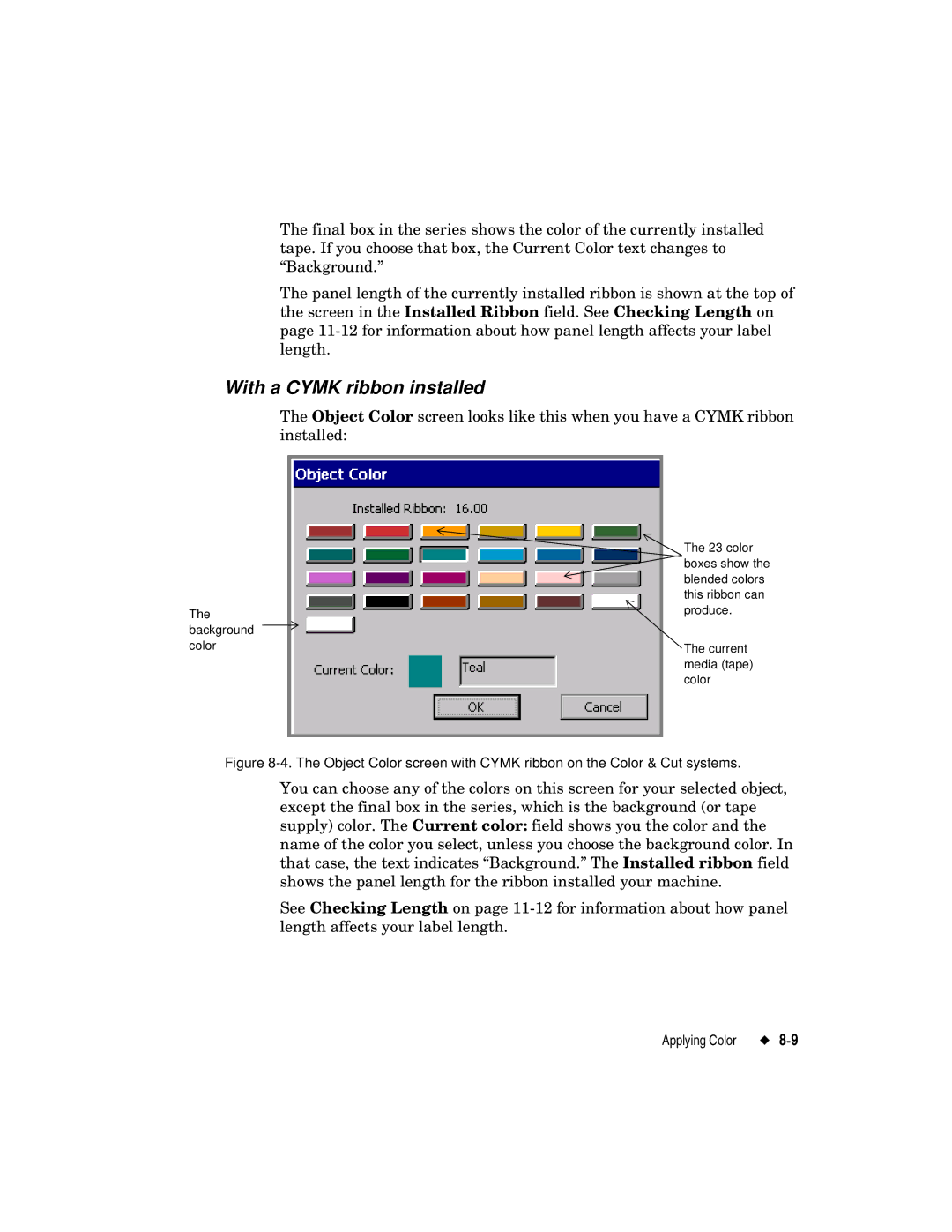 Brady label maker manual With a Cymk ribbon installed 