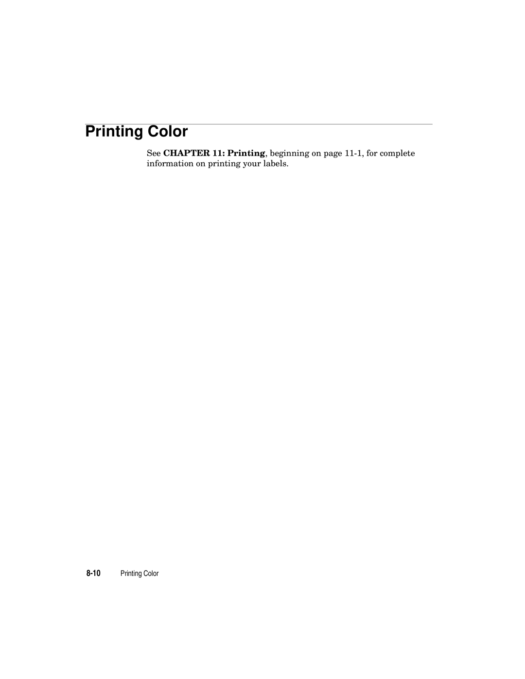 Brady label maker manual Printing Color 