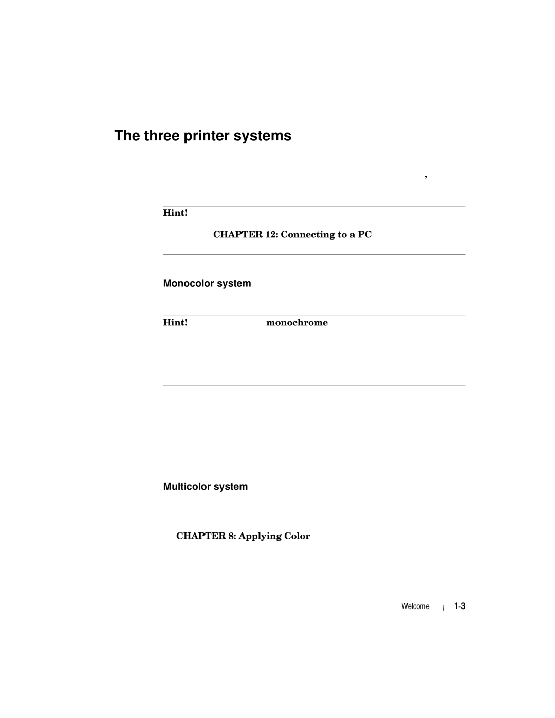 Brady label maker manual Three printer systems, Monocolor system, Multicolor system 