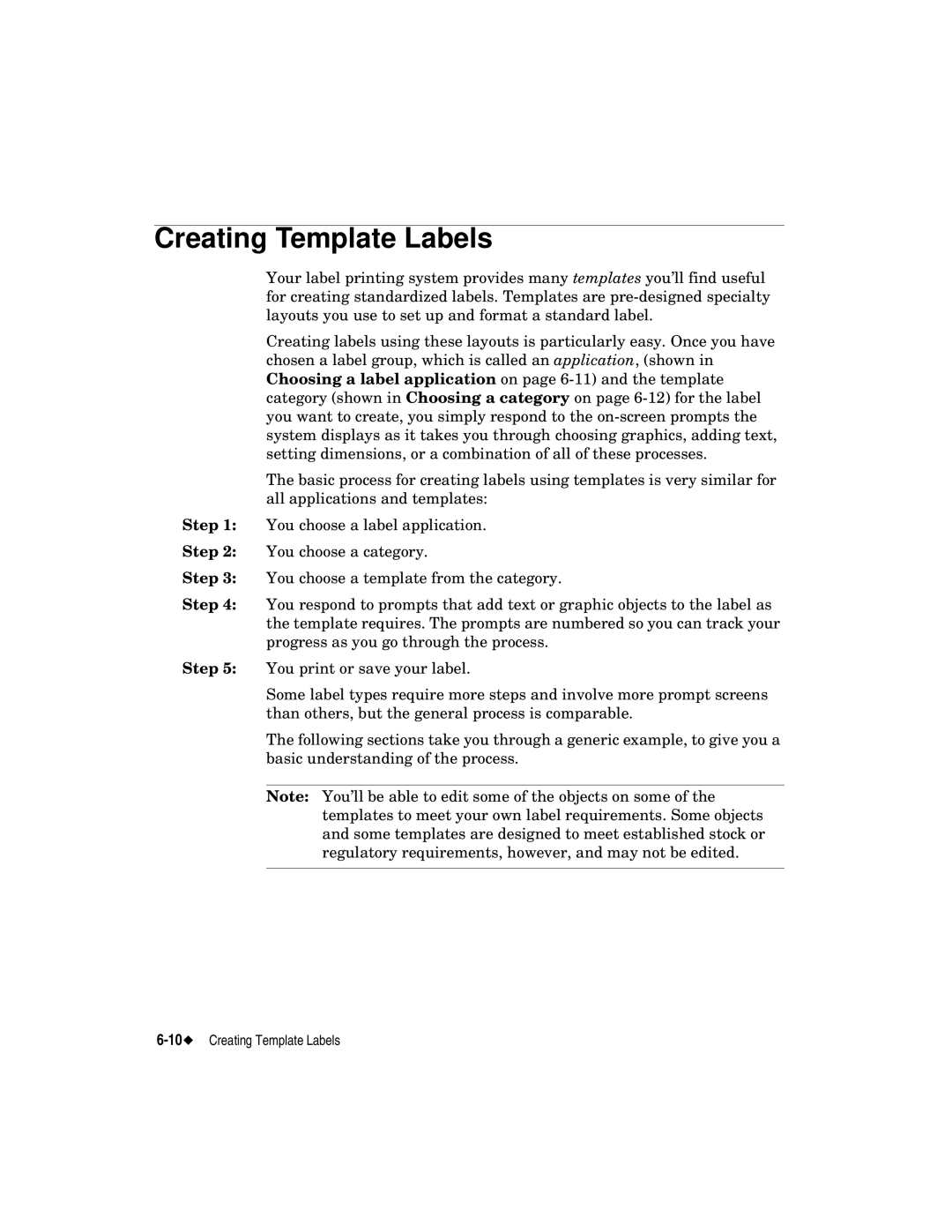 Brady label maker manual Creating Template Labels 