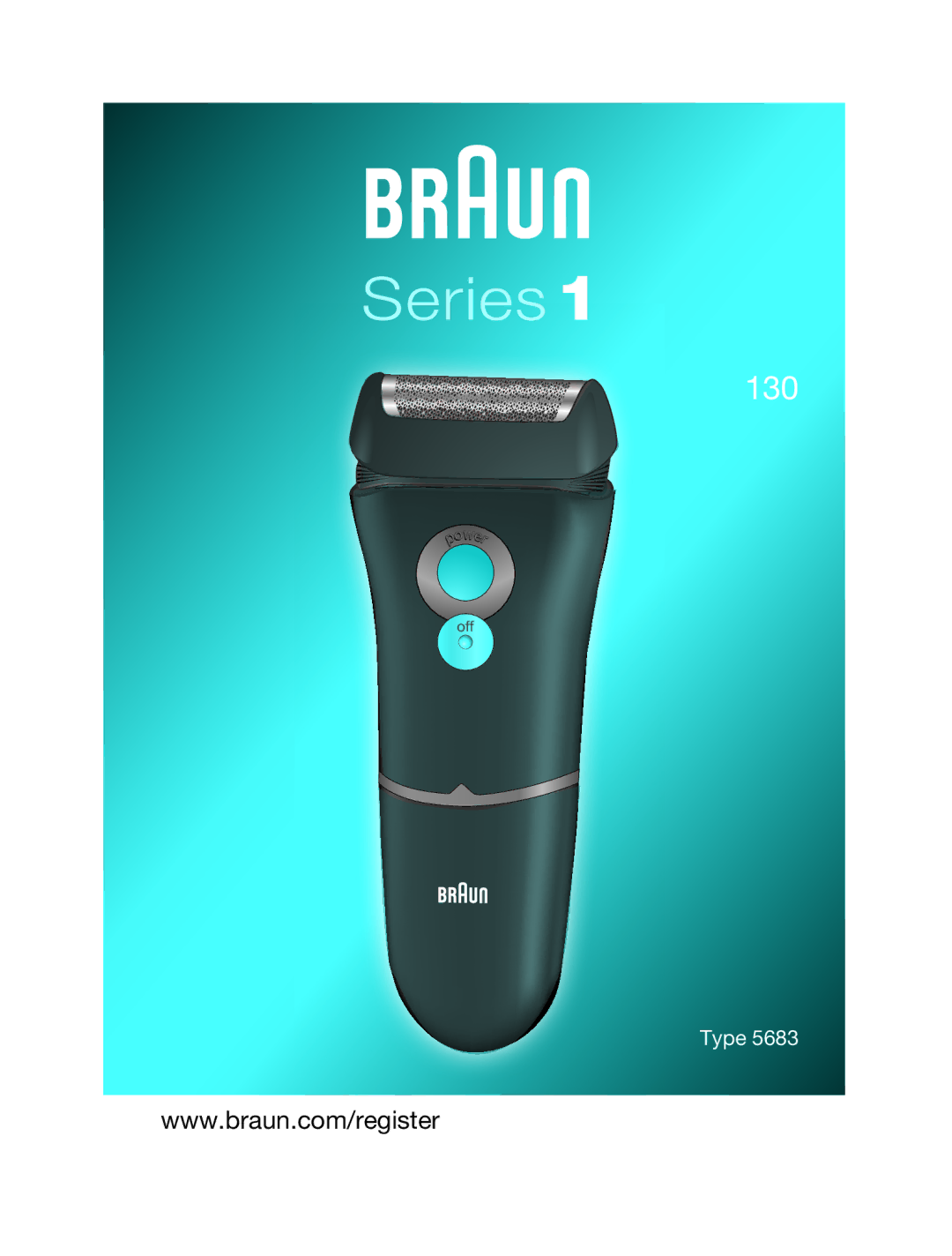 Braun 130 manual Series 