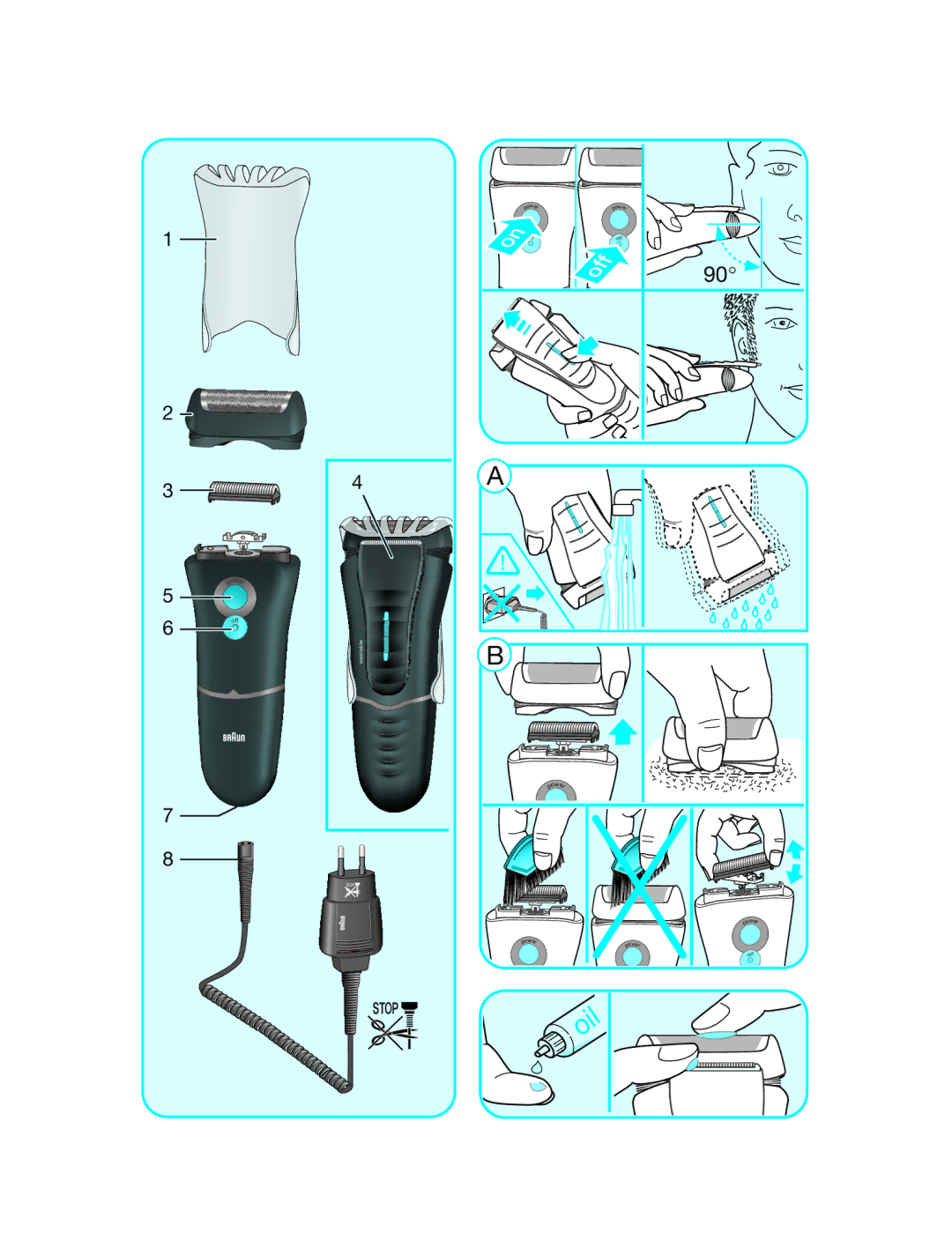 Braun 130 manual Oil 