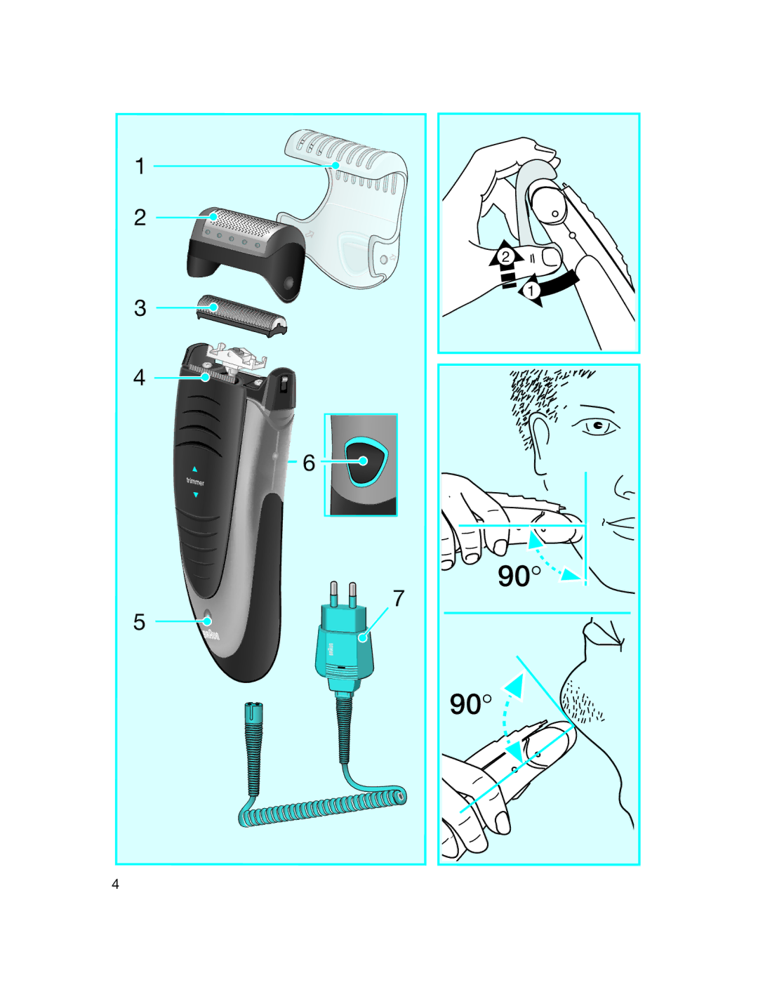 Braun 190 S manual 