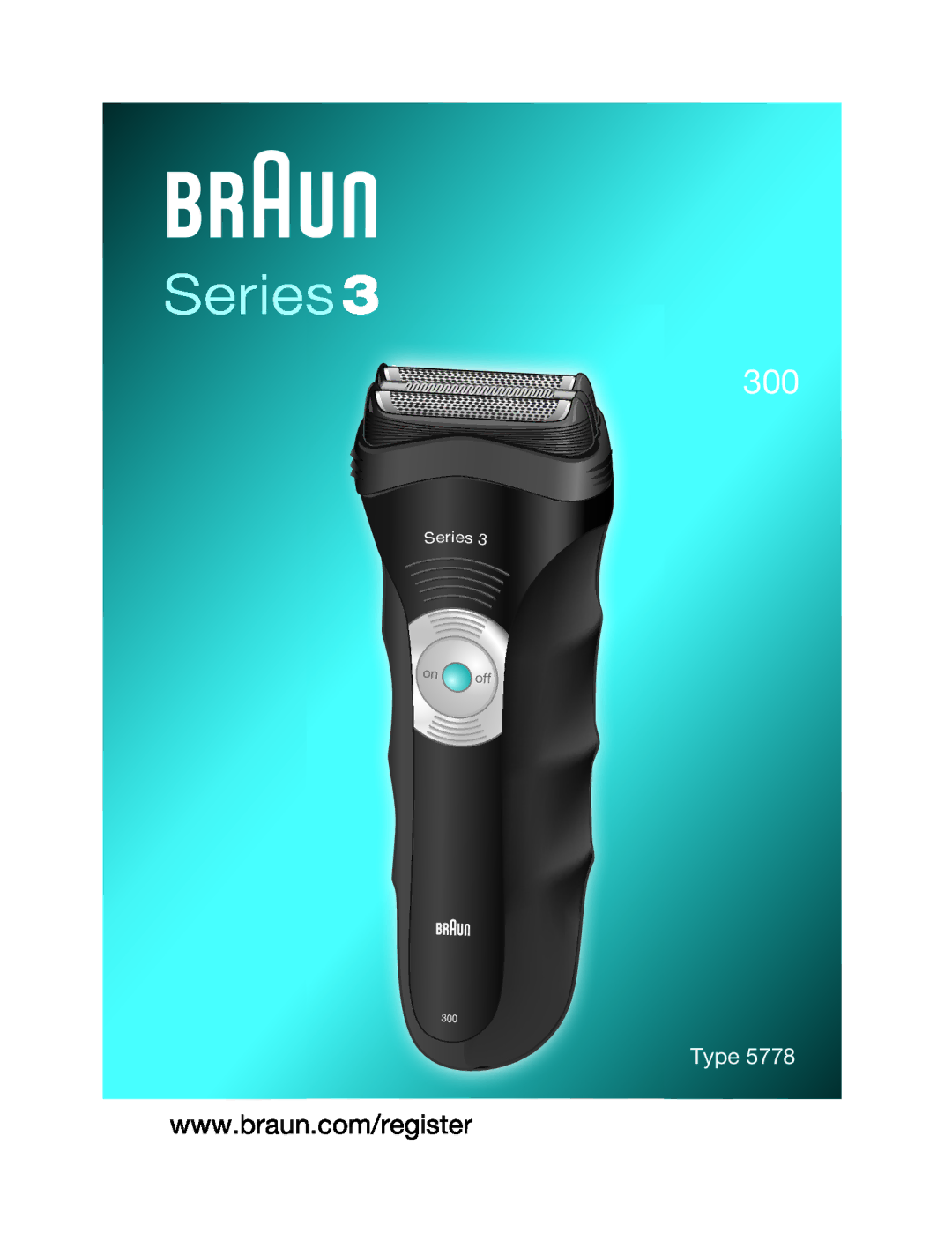 Braun 300 manual 