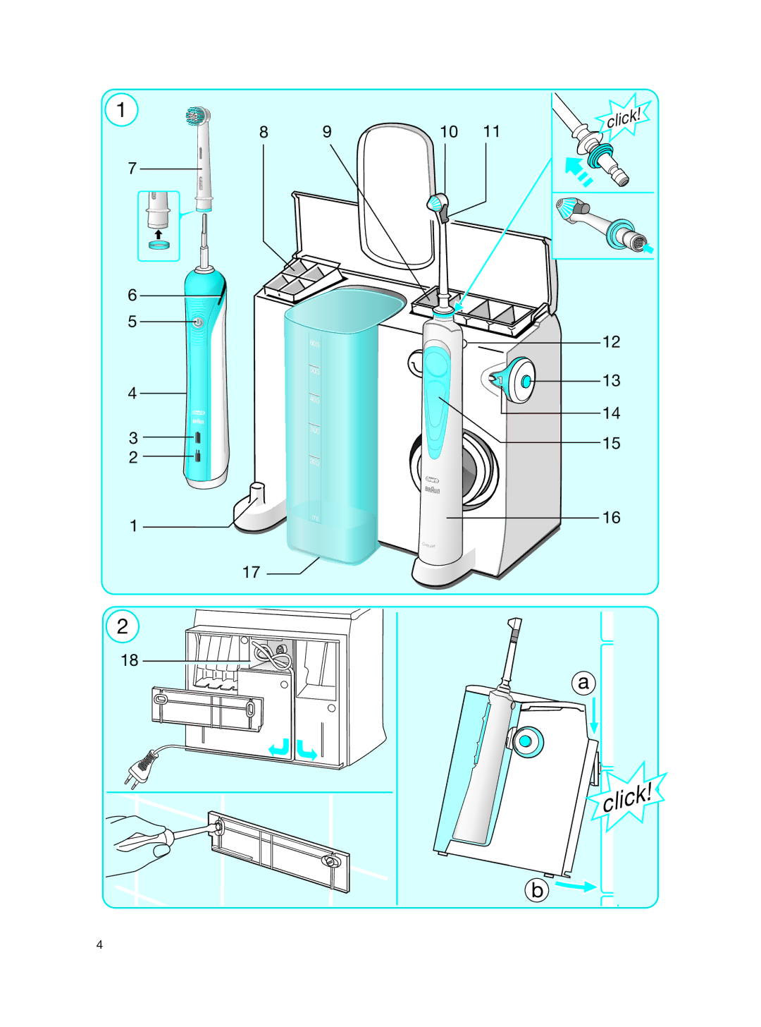 Braun 3000 manual Click 