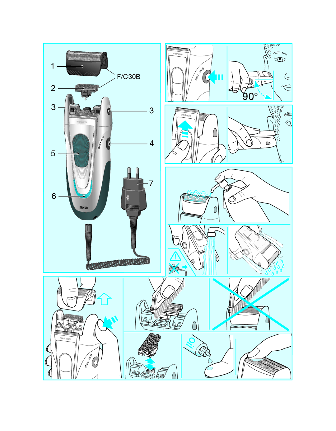 Braun 320 manual Oil 