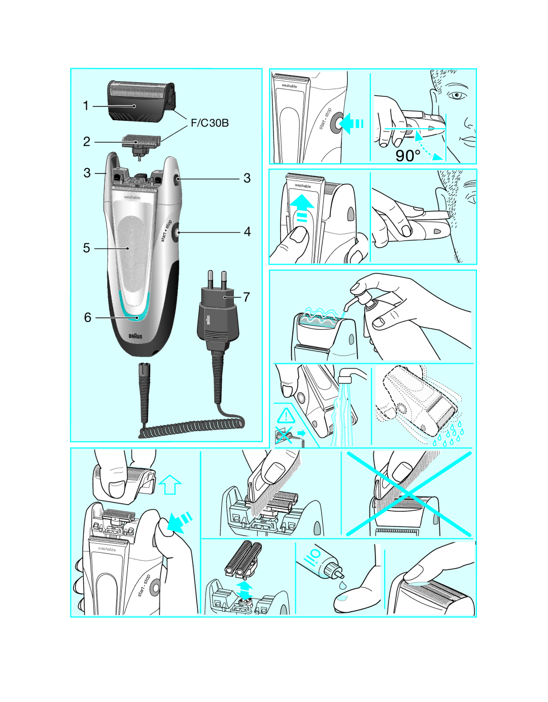 Braun 330 manual Oil 