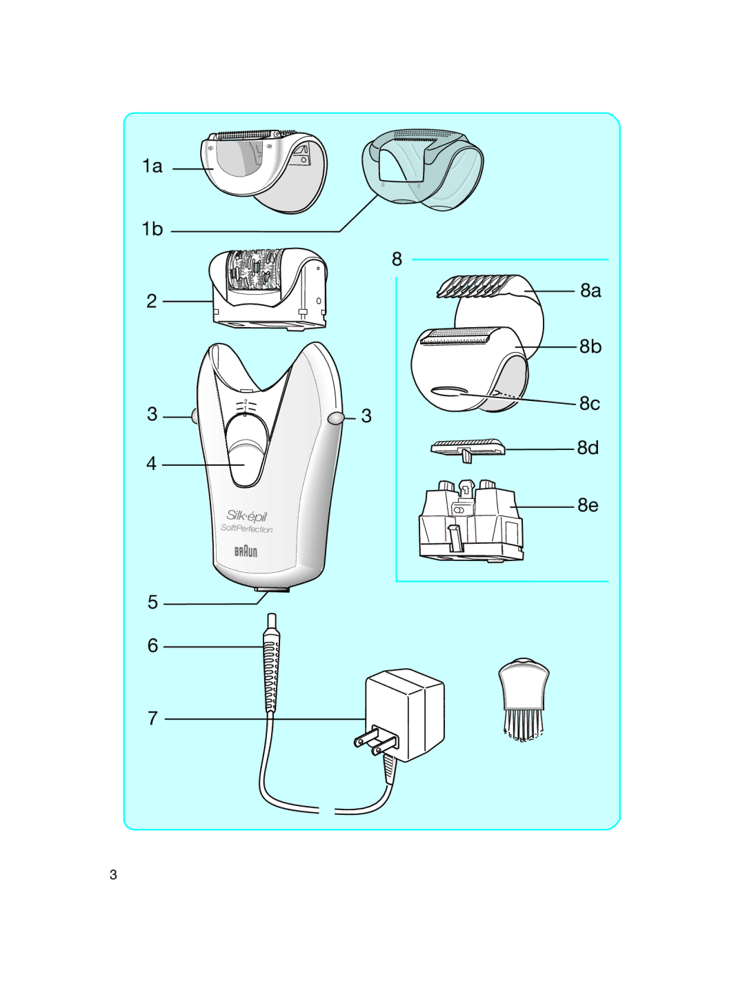 Braun 3370 manual Silk·épil 