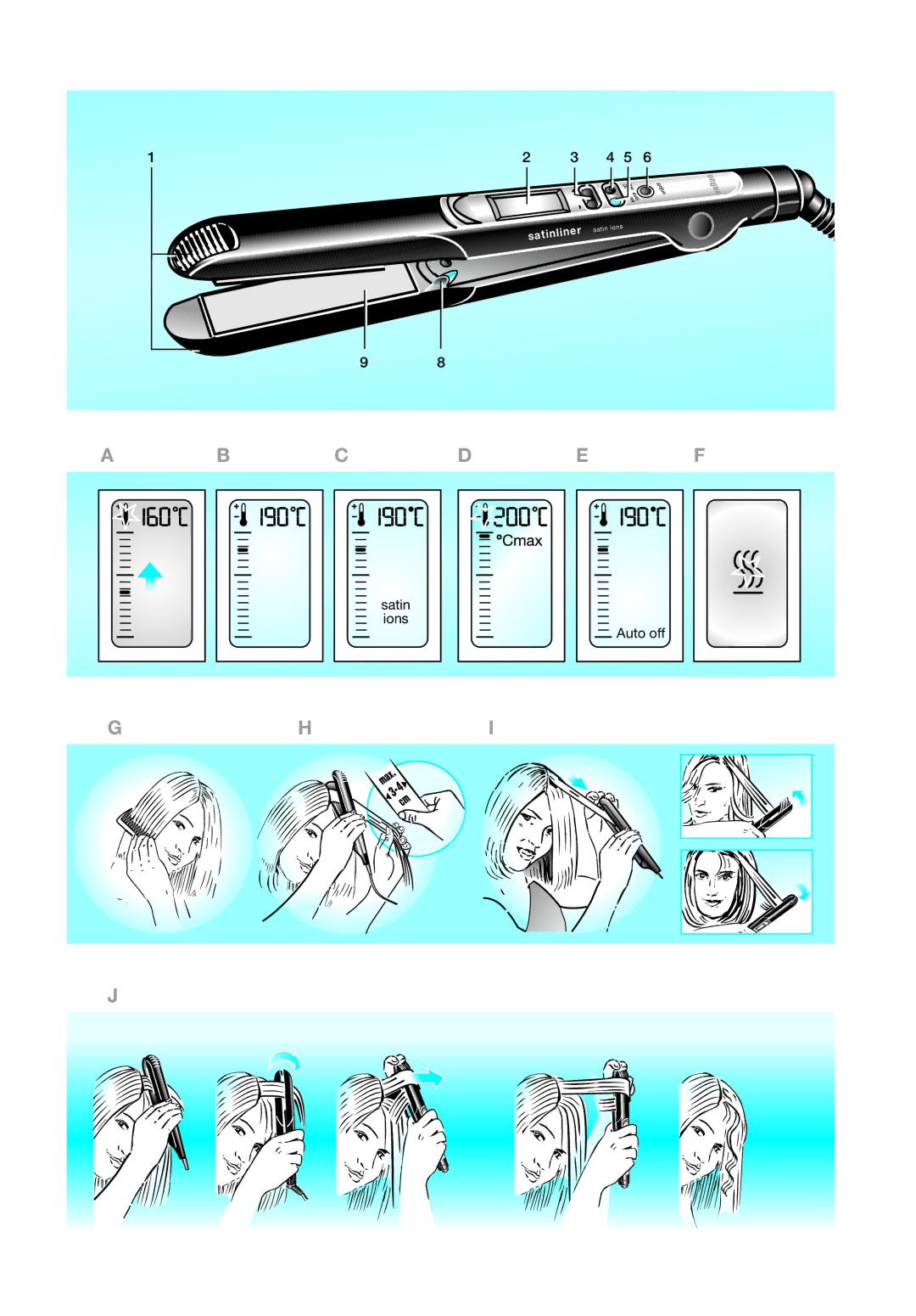 Braun 3546 manual Auto off 