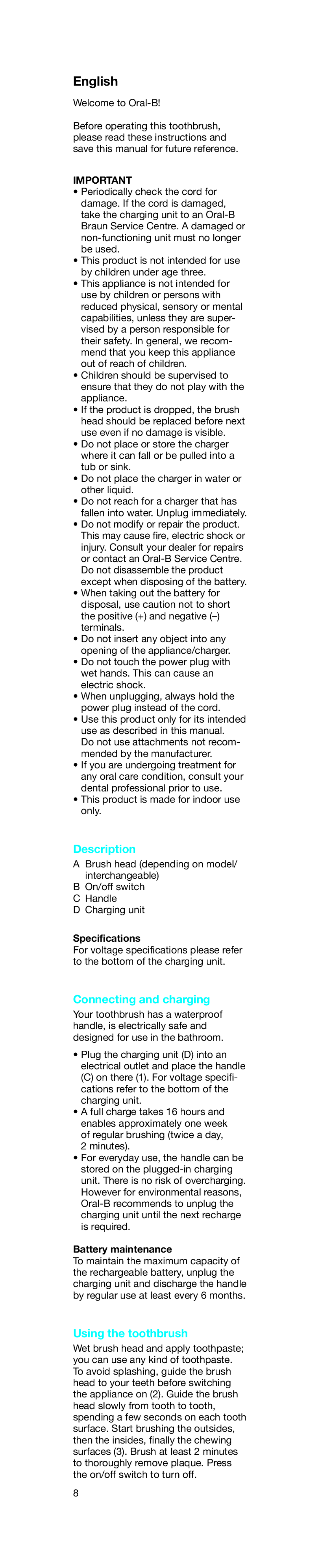 Braun 3757 manual English 