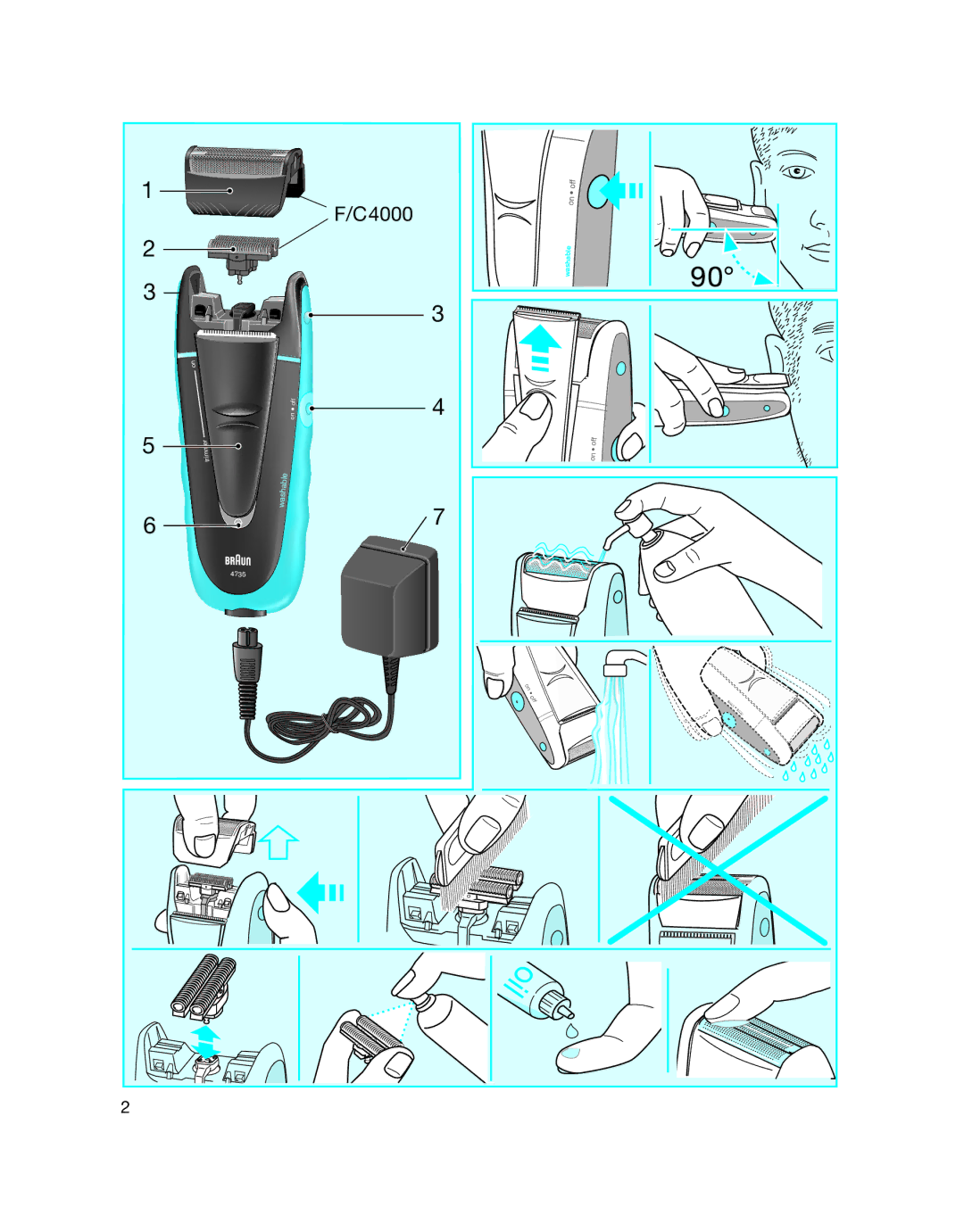 Braun 4735 manual Oil 