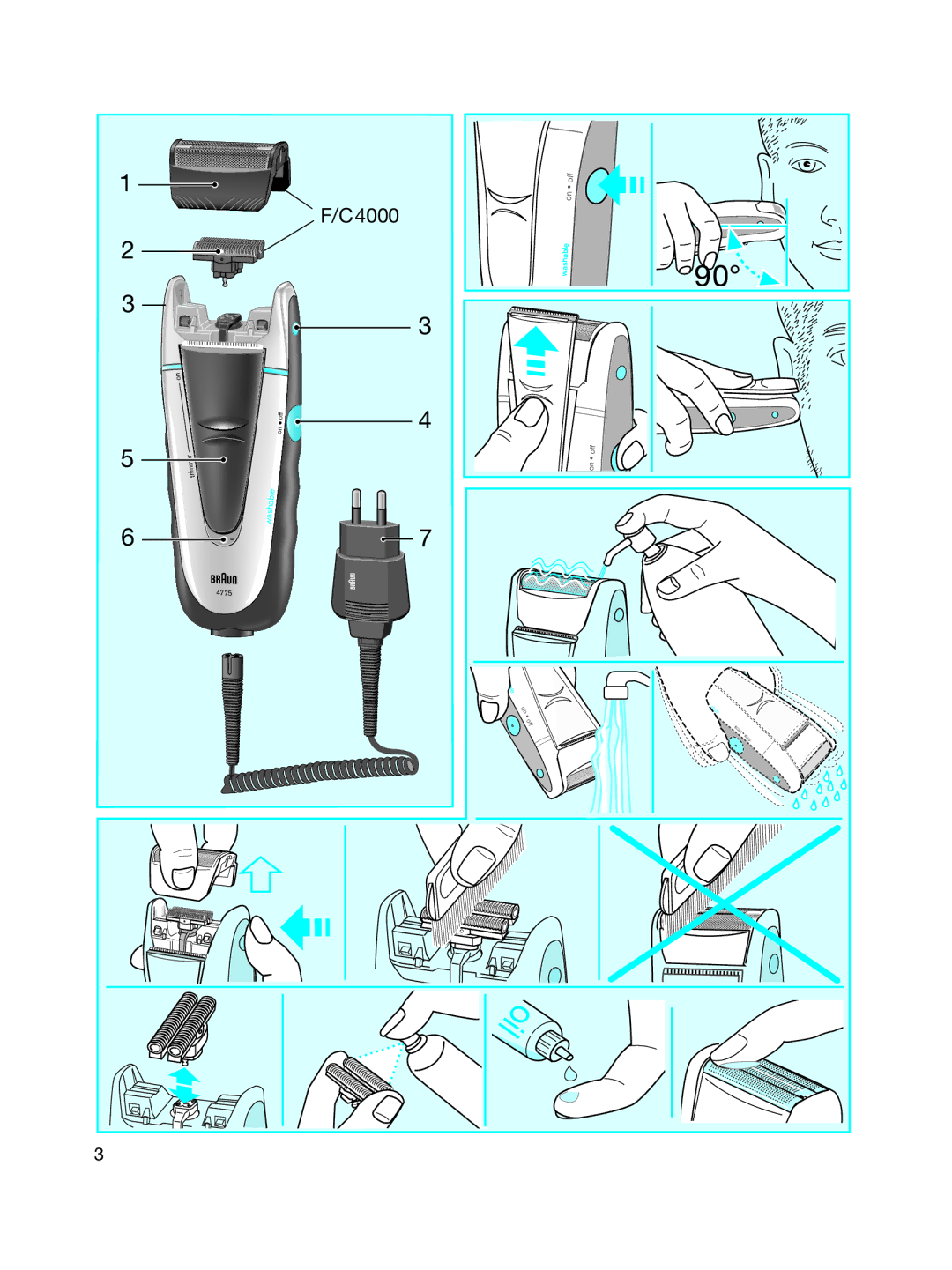 Braun 4775 manual Oil 