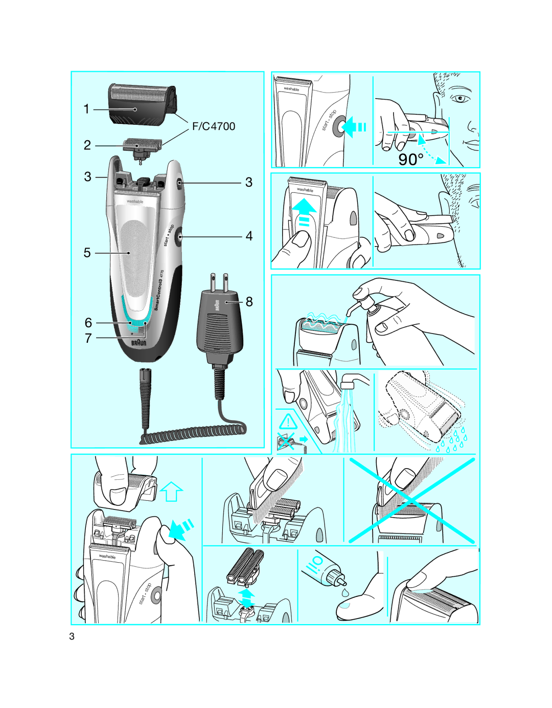 Braun 4775 manual Oil 