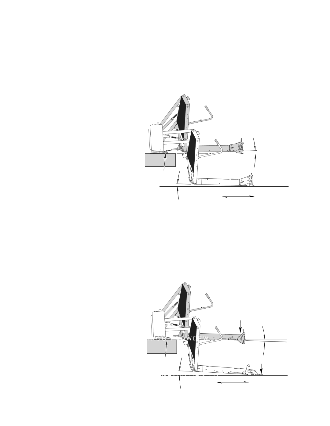 Braun 5 service manual Platform Angle Adjustment, Millennium NL Series 