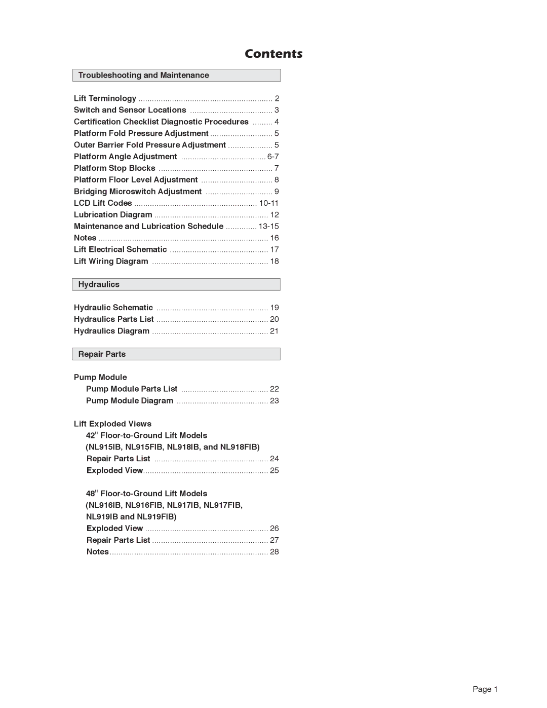 Braun 5 service manual Contents 