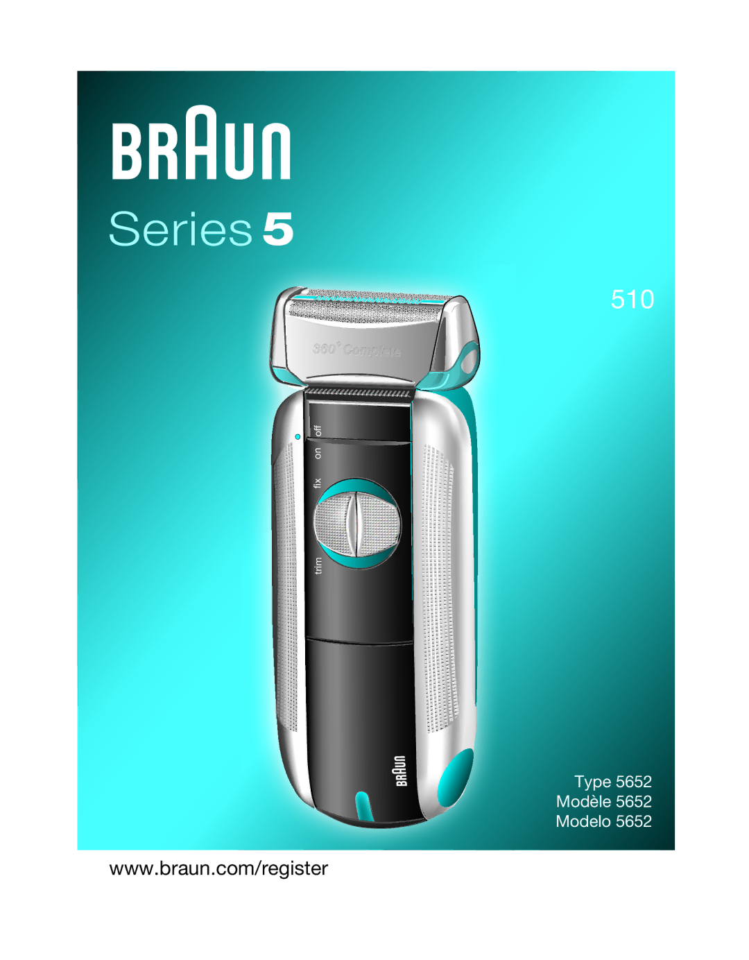 Braun 510 manual Series 